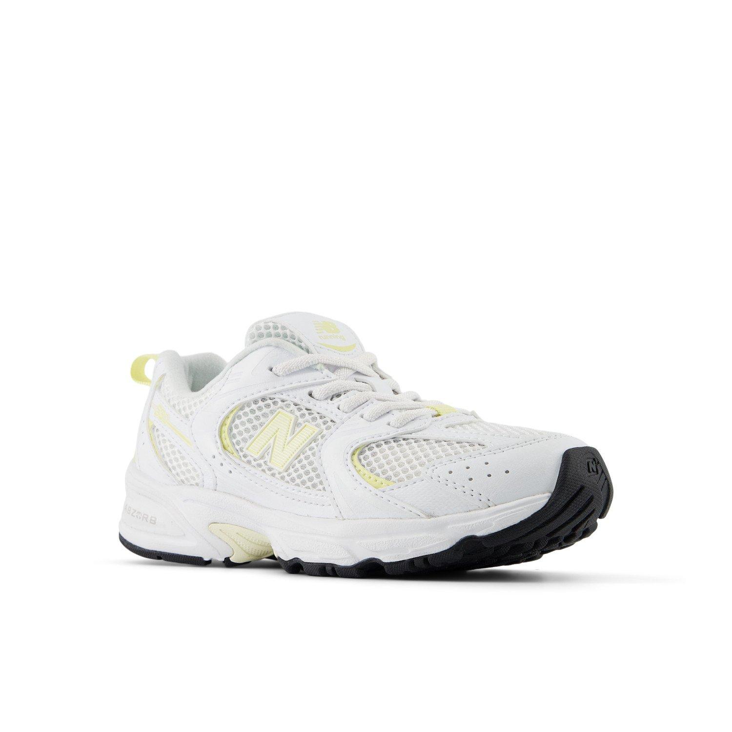 New Balance 530 Preschool Girls' "White/Yellow" Shoe