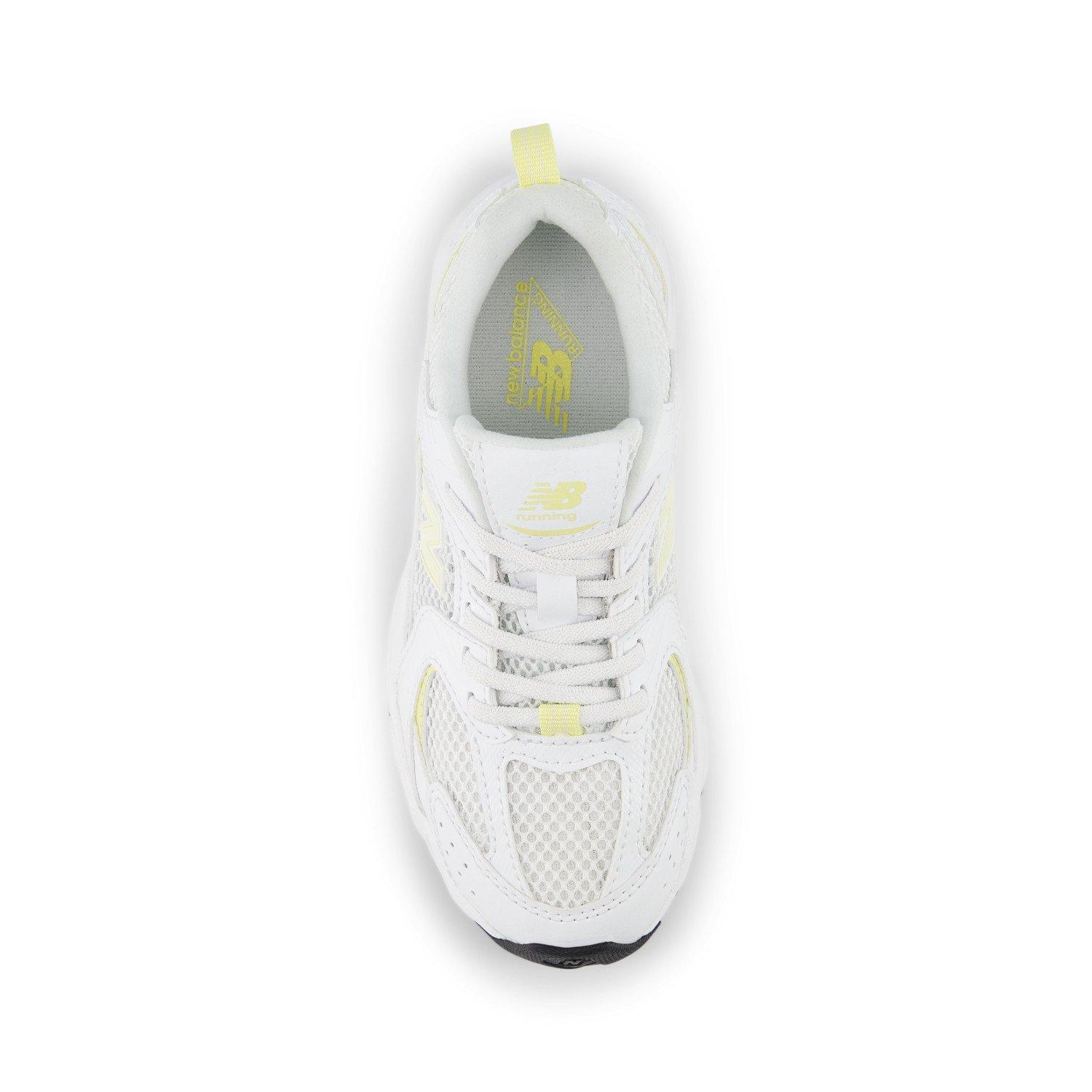 New Balance 530 Preschool Girls' "White/Yellow" Shoe