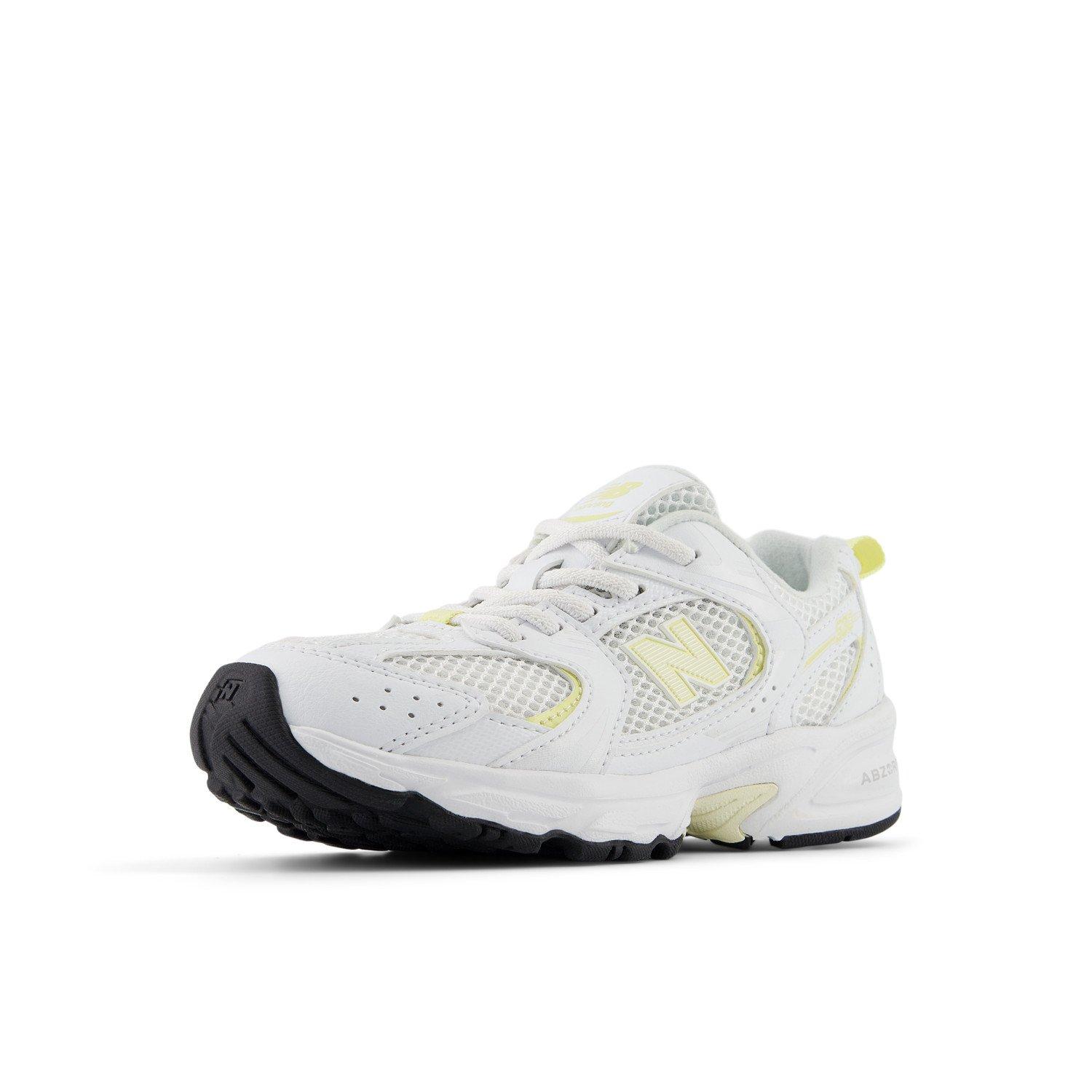 New Balance 530 Preschool Girls' "White/Yellow" Shoe