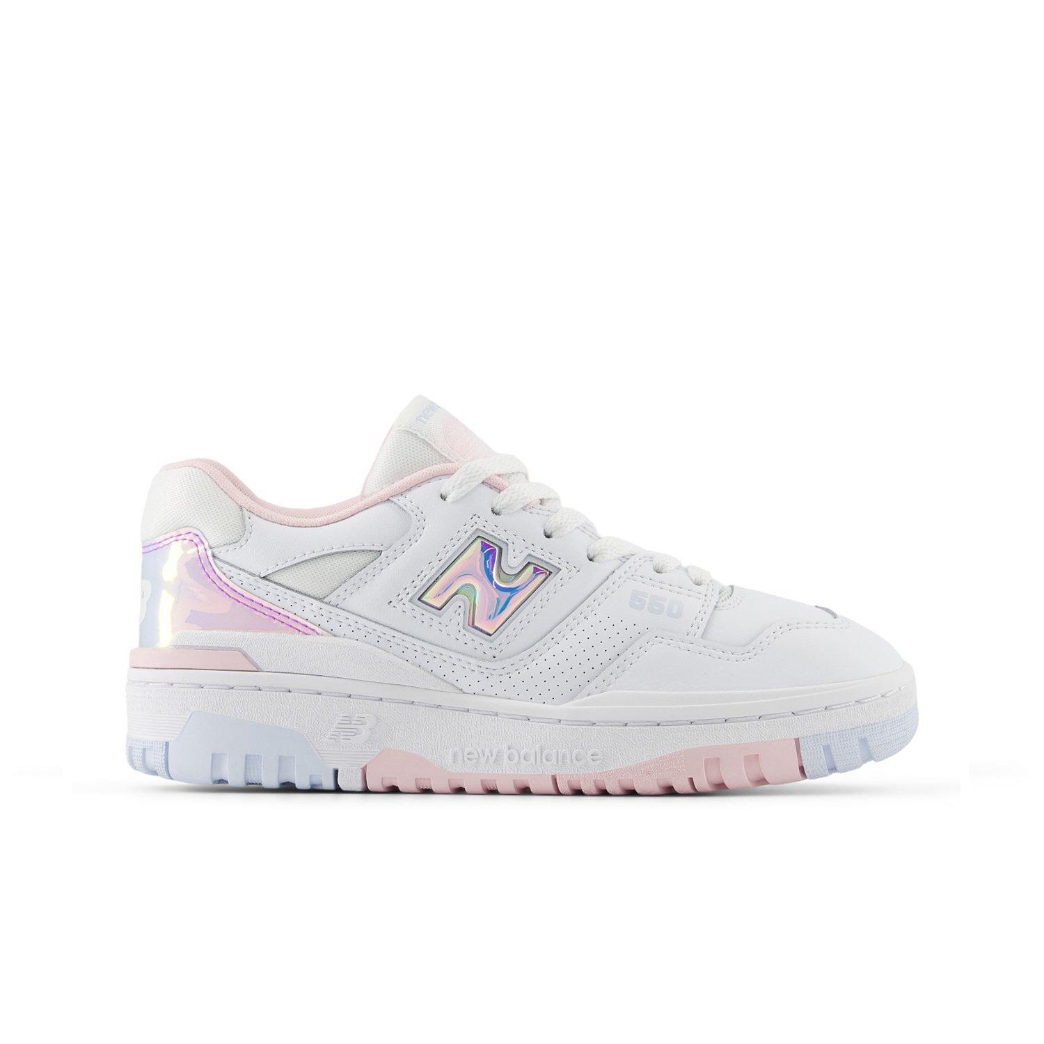 New Balance 550 "White/Multi" Grade School Girls' Shoe - WHITE/MULTI