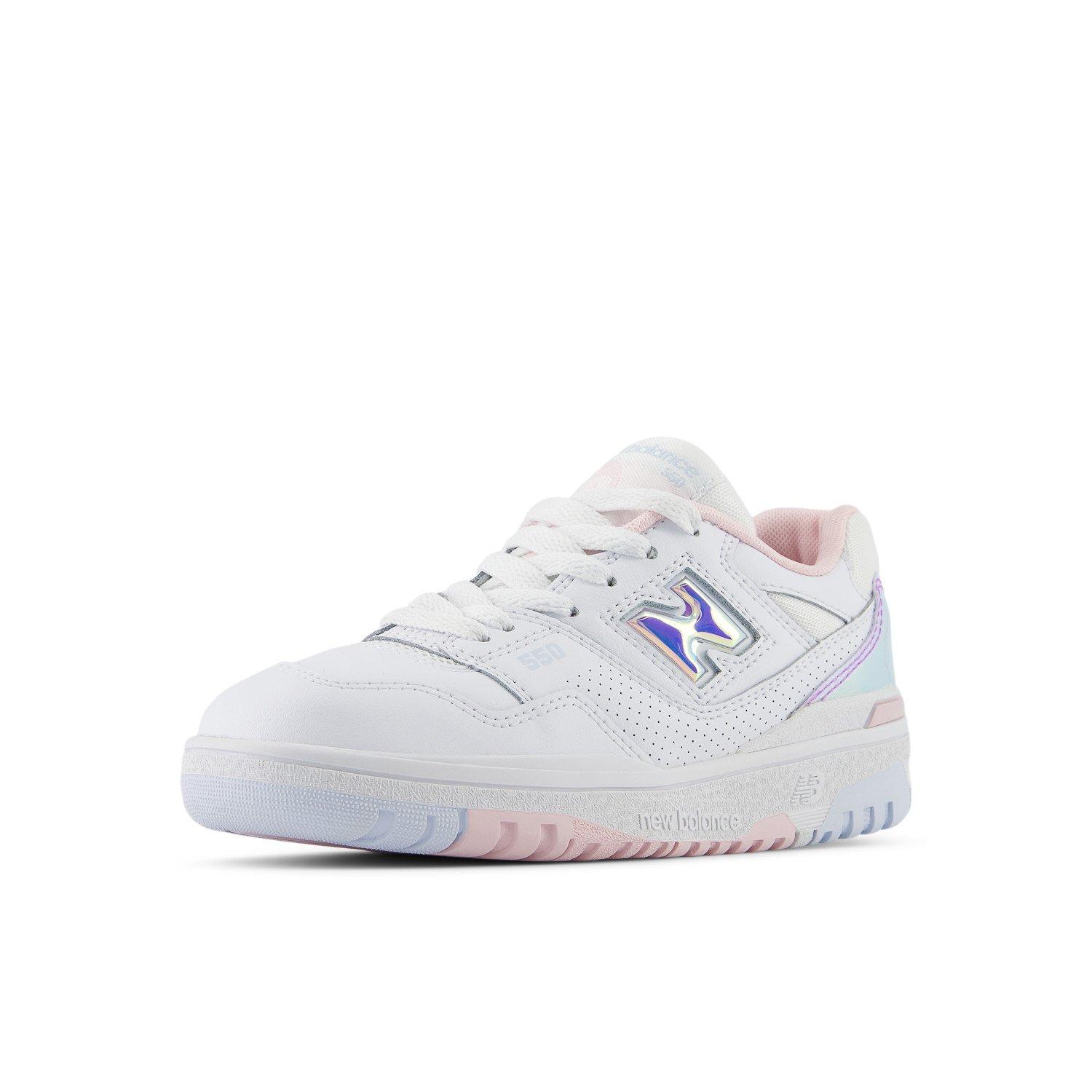 New Balance 550 Preschool Girls' "White/Multi" Shoe