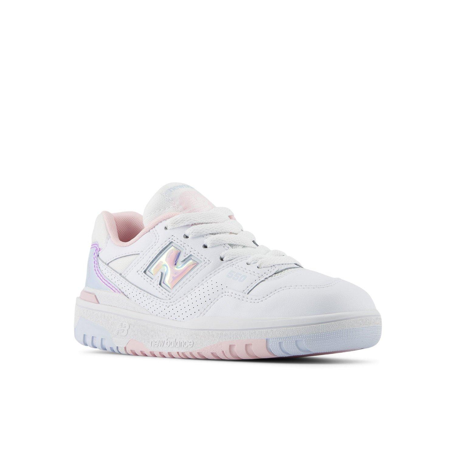 New Balance 550 Preschool Girls' "White/Multi" Shoe