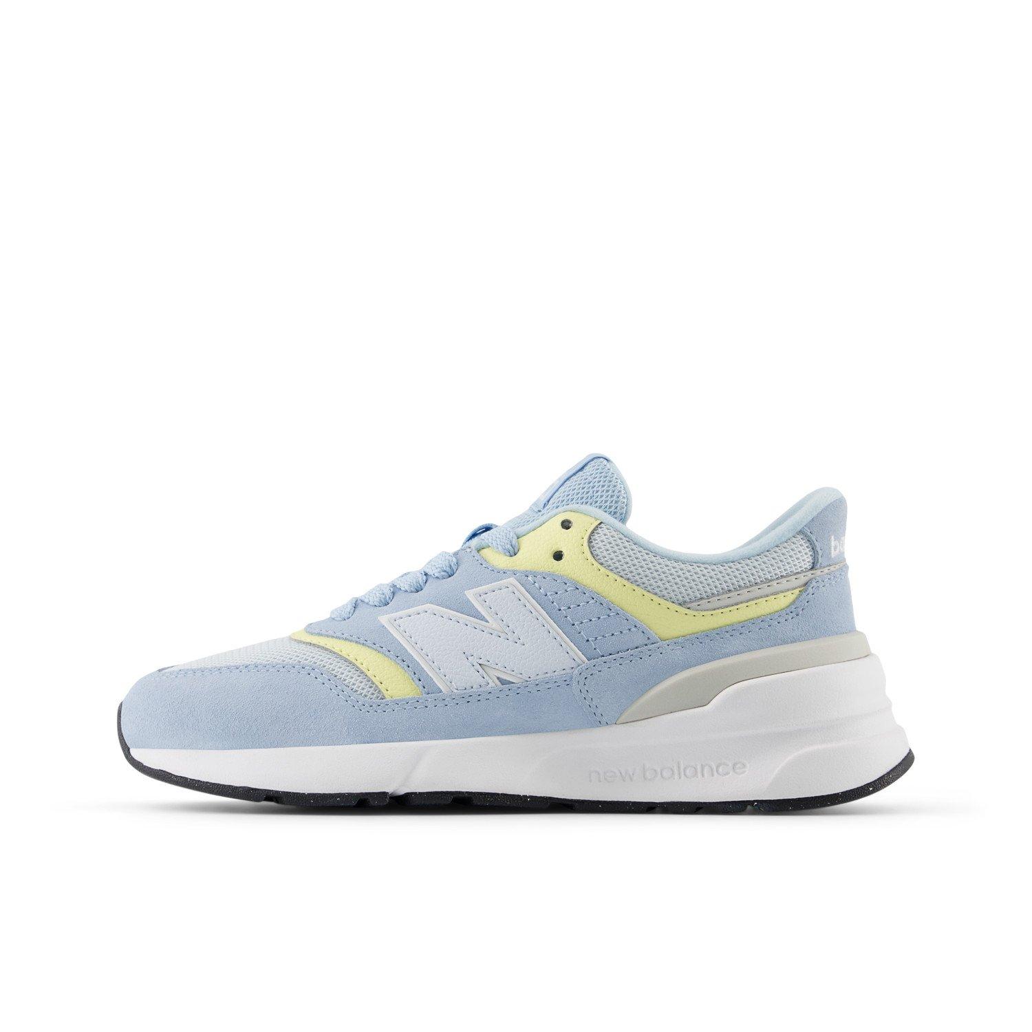 New Balance 997 Grade School Girls' "Blue/Yellow" Shoe