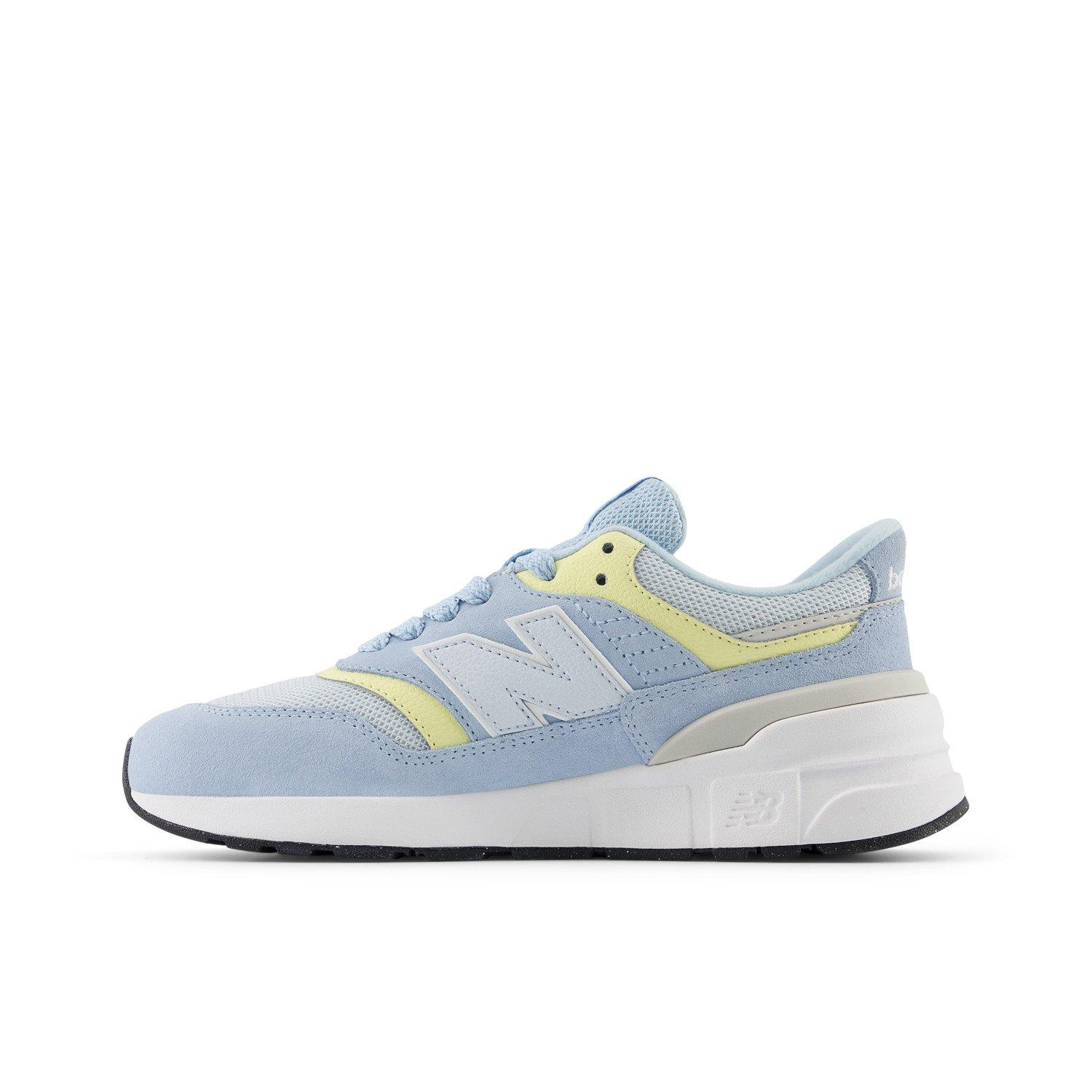 New Balance 997 Grade School Girls' "Blue/Yellow" Shoe