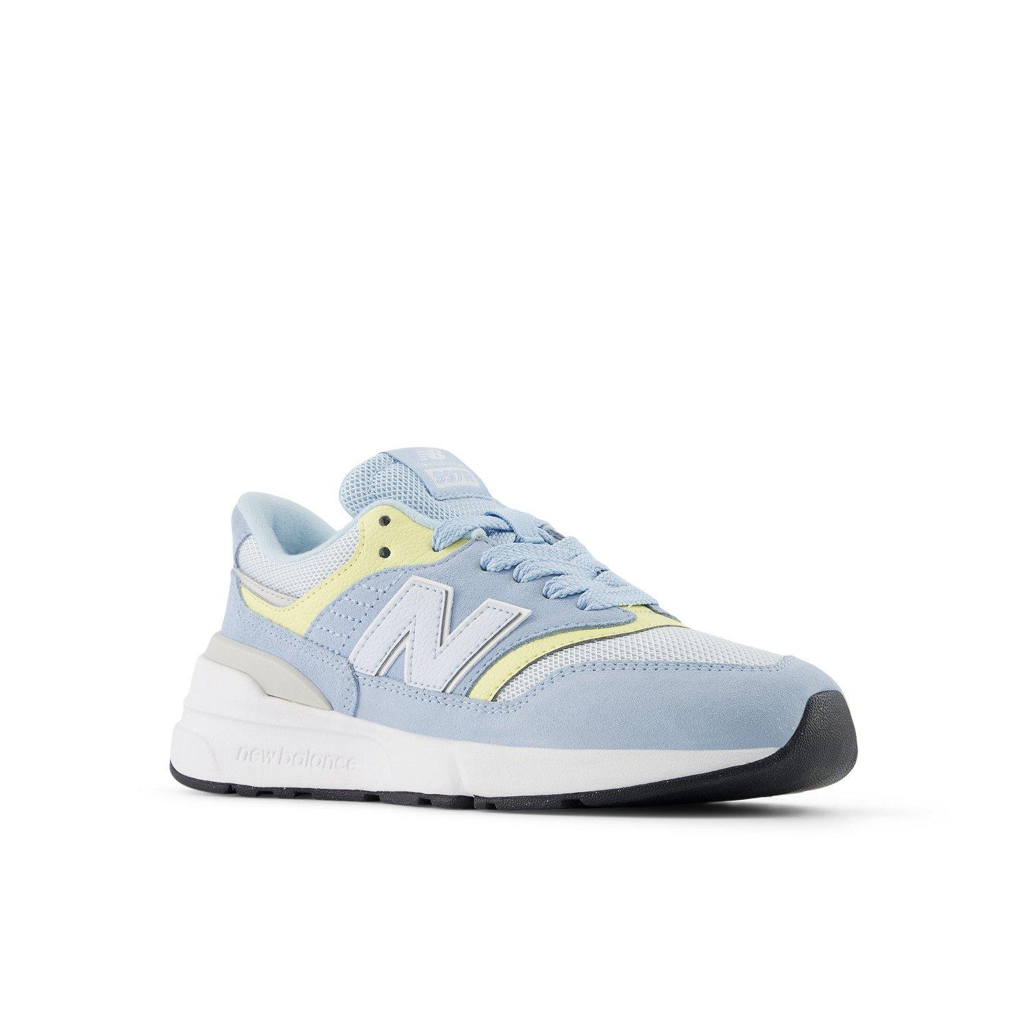 New Balance 997 Grade School Girls' "Blue/Yellow" Shoe