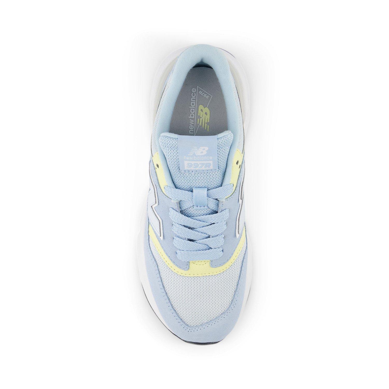 New Balance 997 Grade School Girls' "Blue/Yellow" Shoe