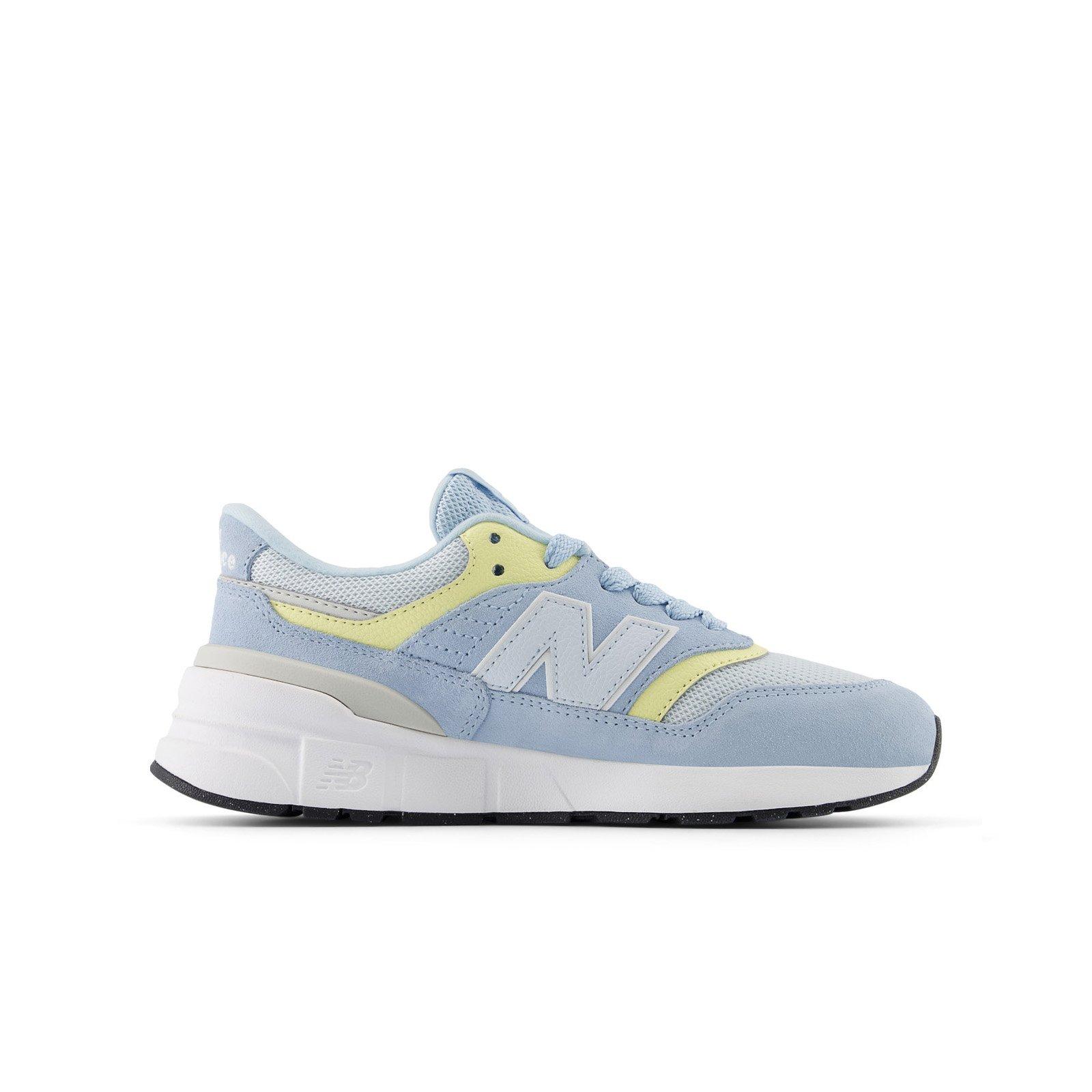 New Balance 997 Grade School Girls' "Blue/Yellow" Shoe