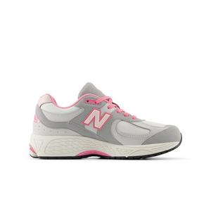 New Balance 2002 "Grey/Pink" Grade School Girls' Shoe
