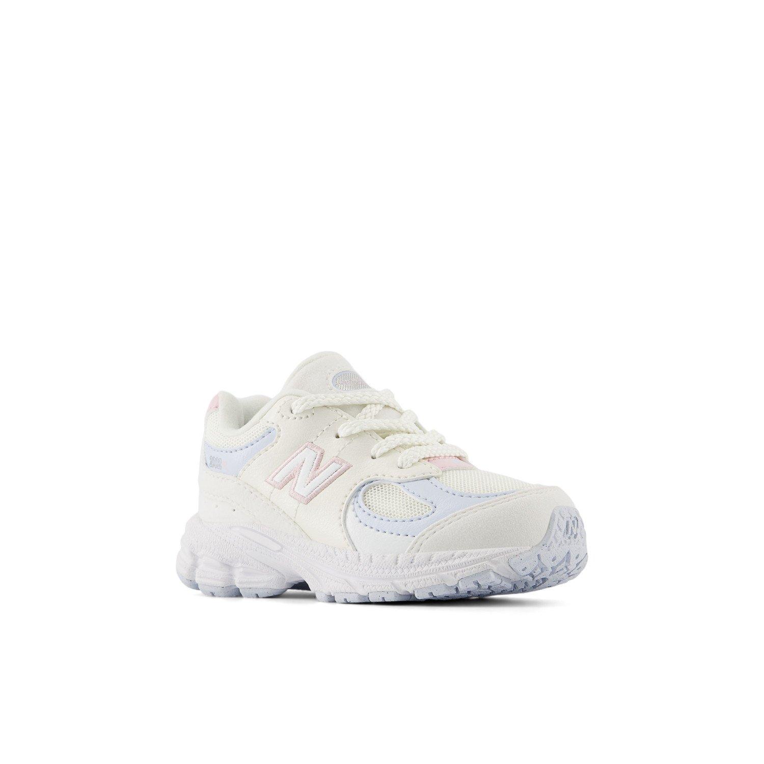 New Balance 2002 Toddler Girls' "White/Blue/Pink" Shoe