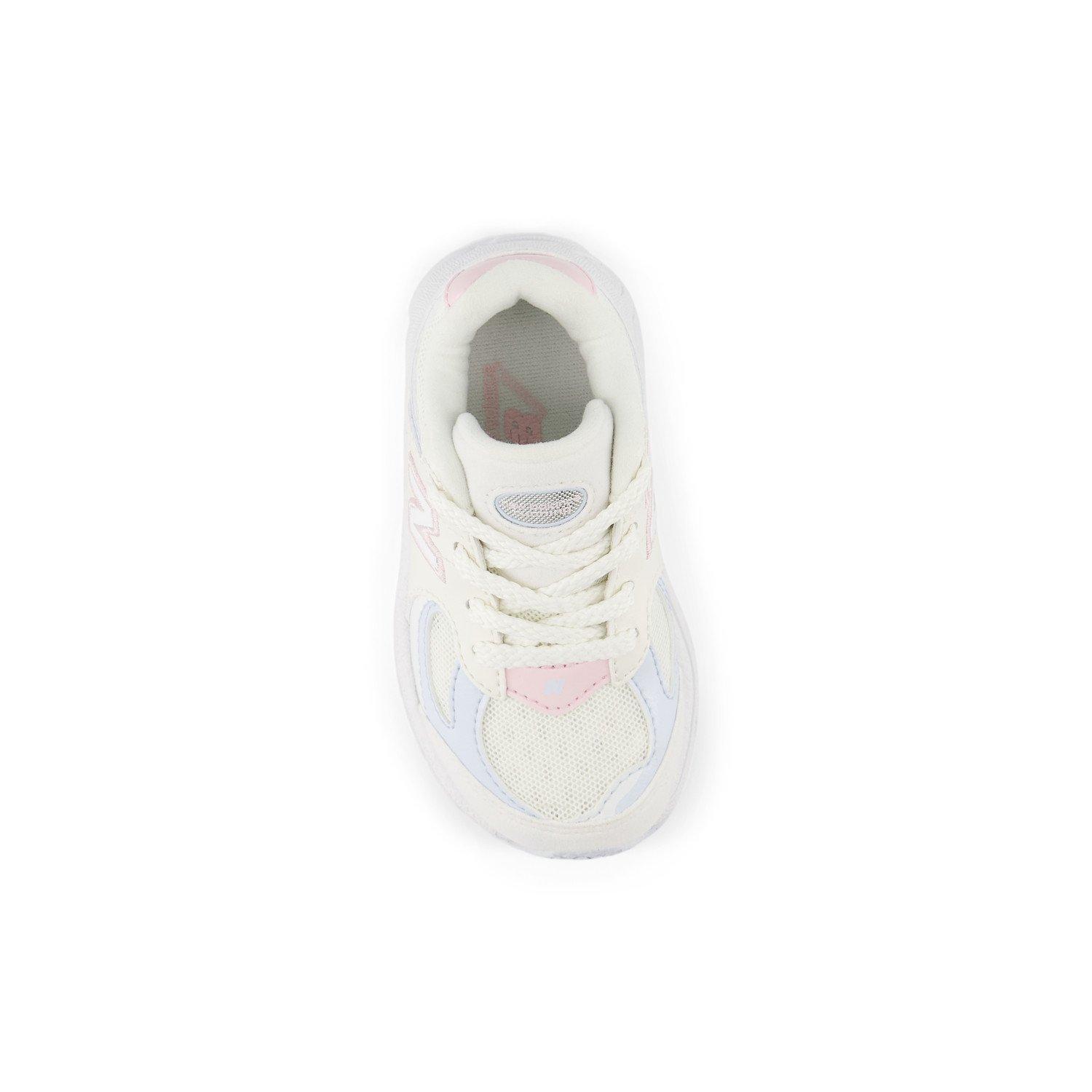 New Balance 2002 Toddler Girls' "White/Blue/Pink" Shoe