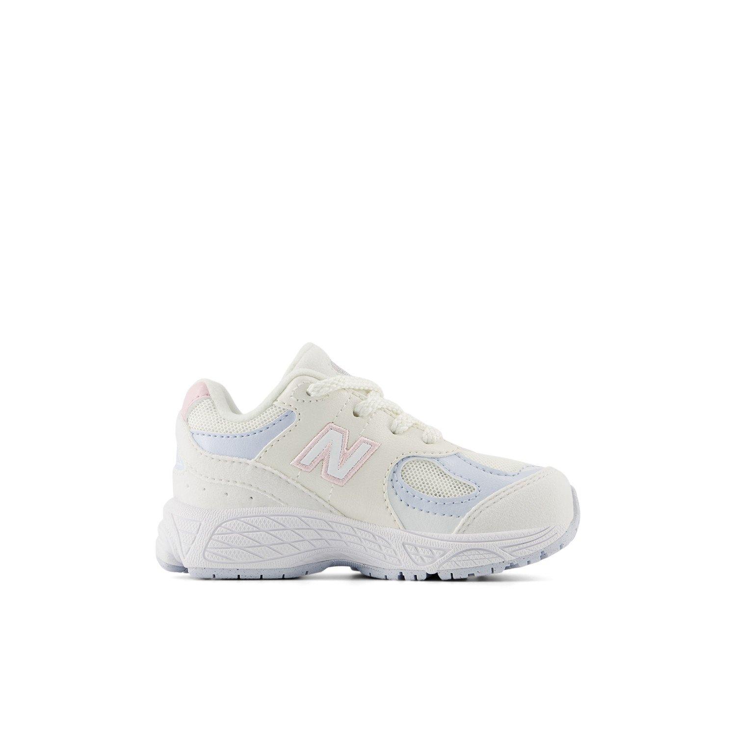 New Balance 2002 Toddler Girls' "White/Blue/Pink" Shoe