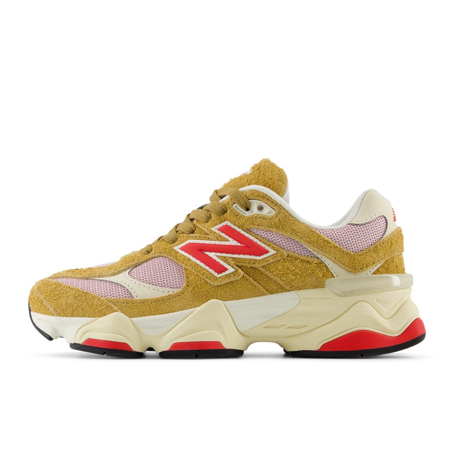 New Balance 9060 Grade School Girls' "Brown/Red" Shoe