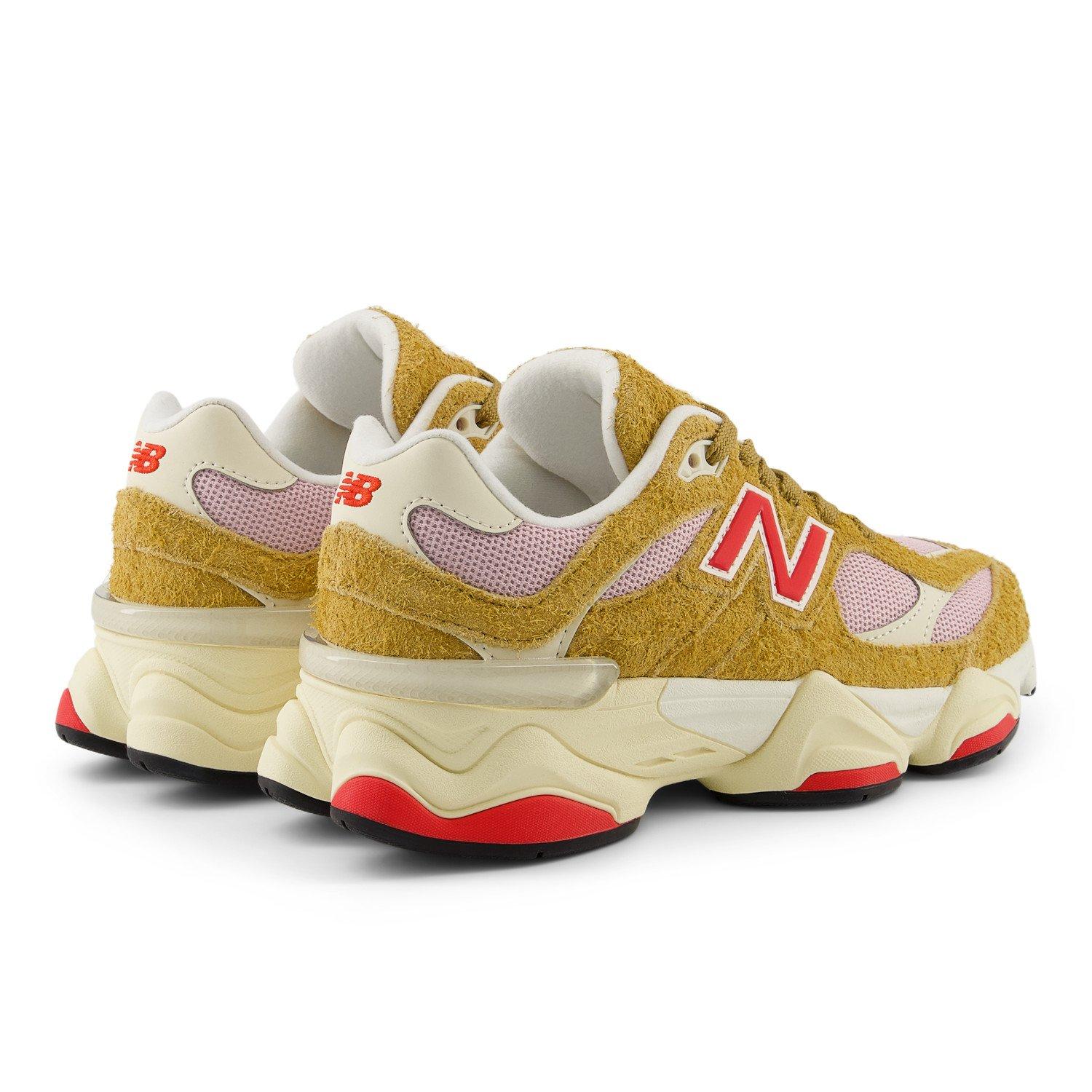 New Balance 9060 Grade School Girls' "Brown/Red" Shoe
