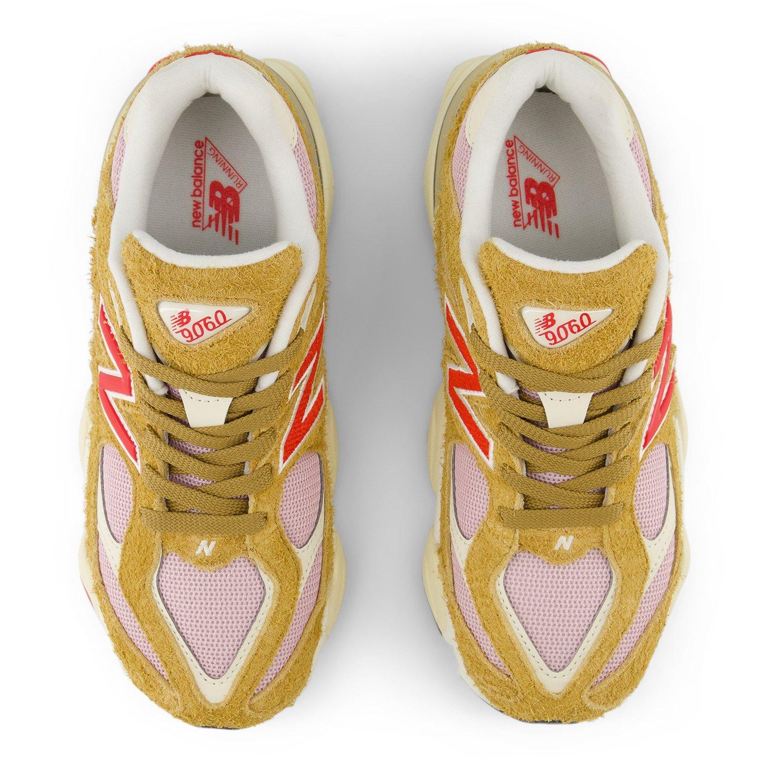 New Balance 9060 Grade School Girls' "Brown/Red" Shoe
