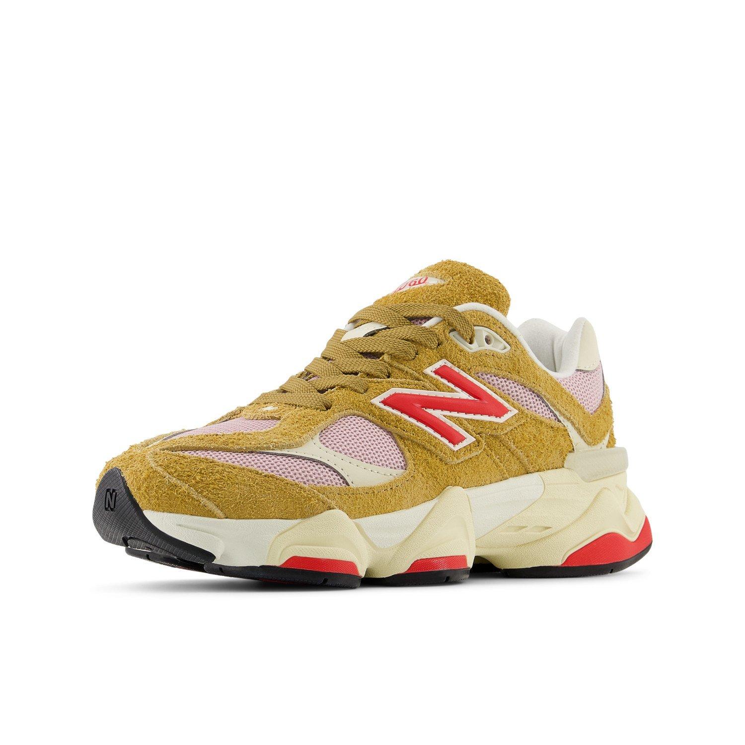 New Balance 9060 Grade School Girls' "Brown/Red" Shoe