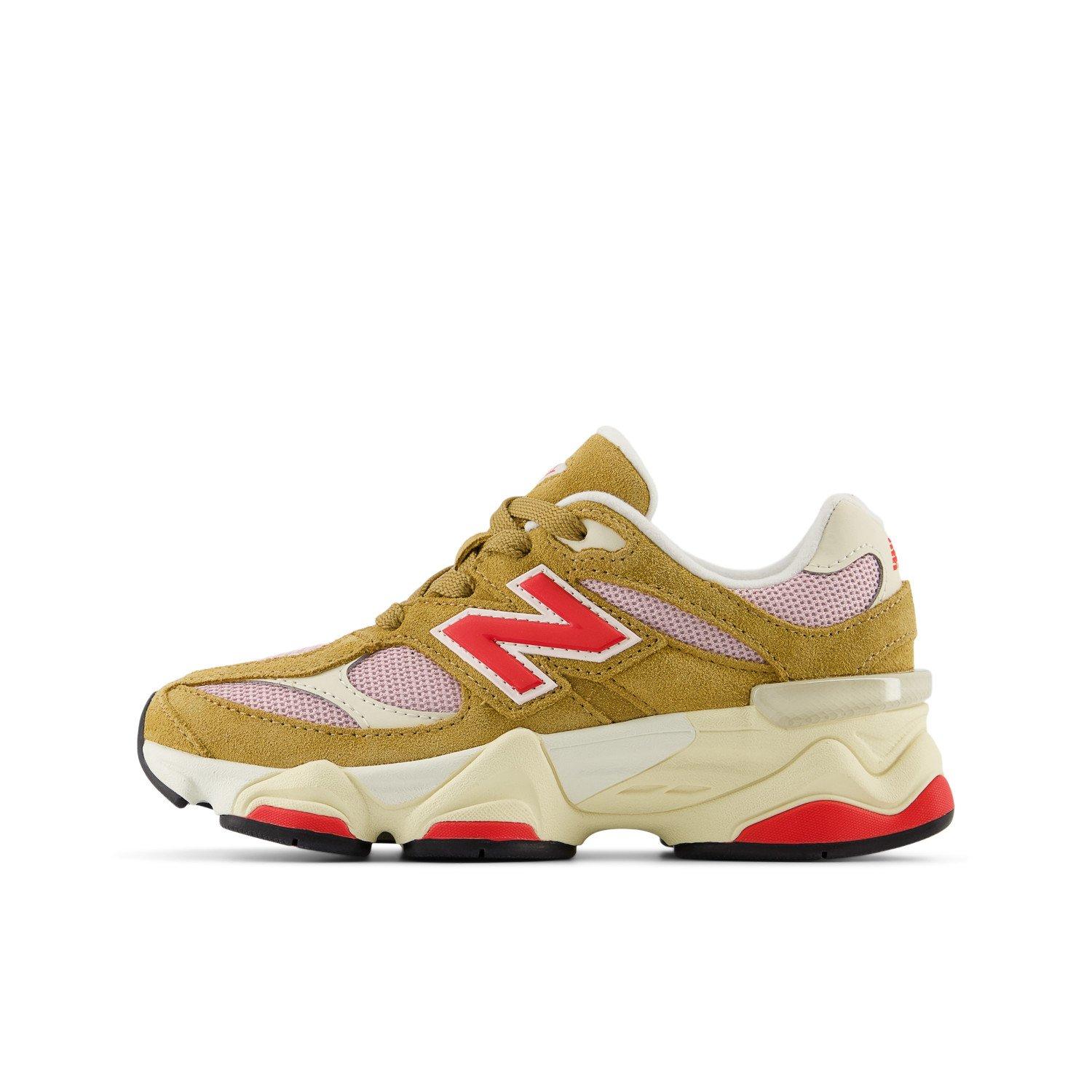 New Balance 9060 Preschool Girls' "Brown/Red" Shoe