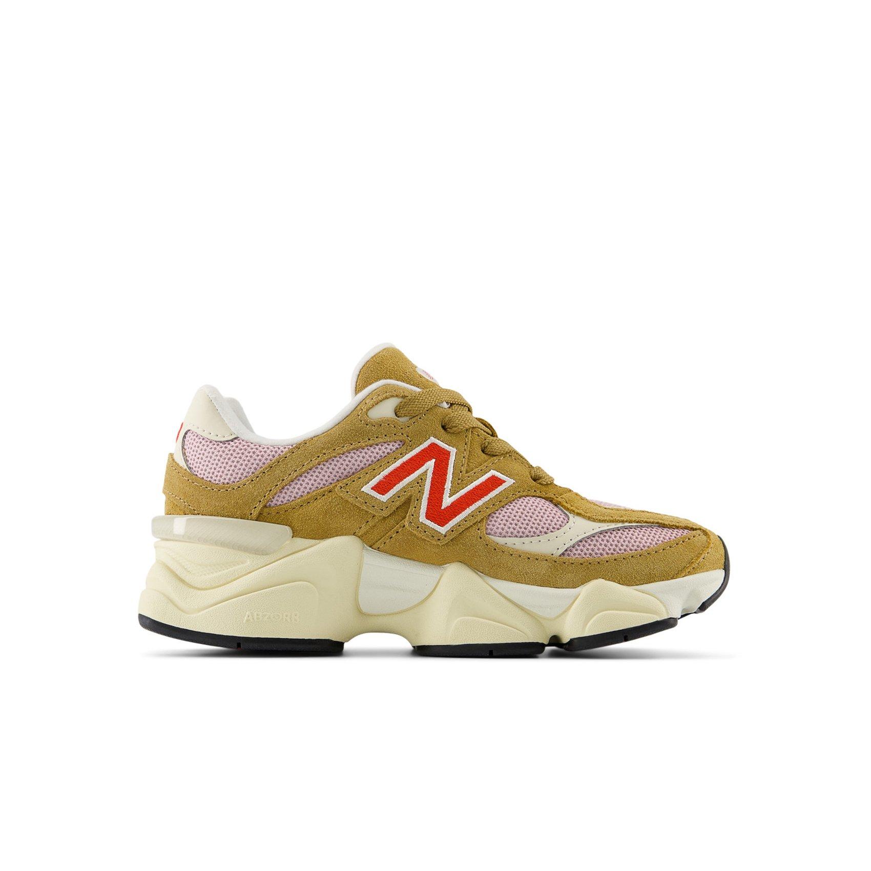 New Balance 9060 Preschool Girls' "Brown/Red" Shoe