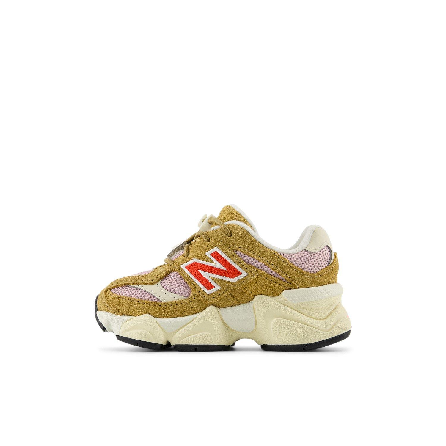 New Balance 9060 Toddler Girls' "Brown/Red" Shoe