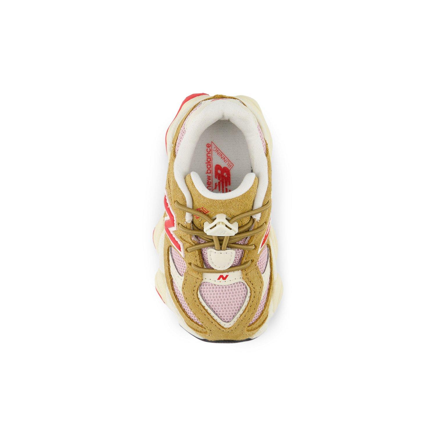 New Balance 9060 Toddler Girls' "Brown/Red" Shoe