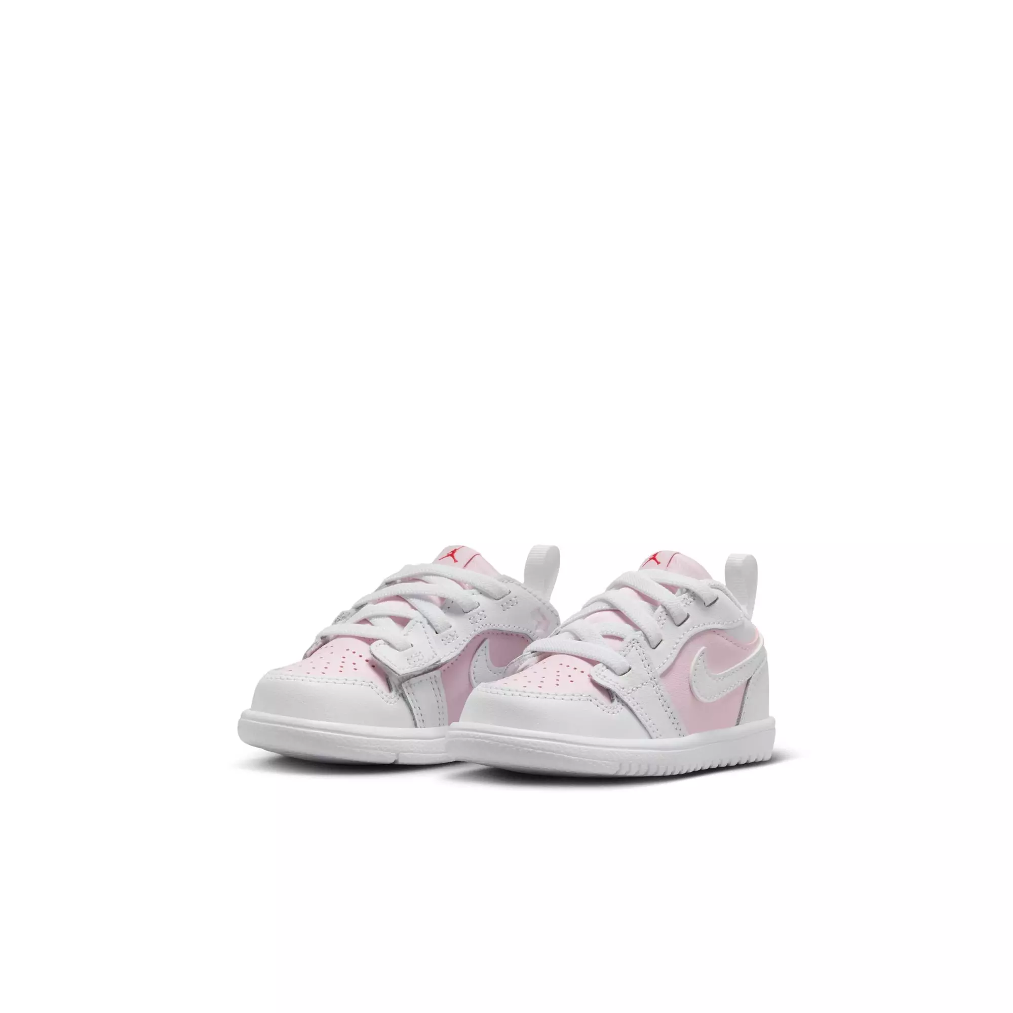Jordan 1 Low Alt "Pink Foam/White/Fire Red" Toddler Girls' Shoe - WHITE/PINK