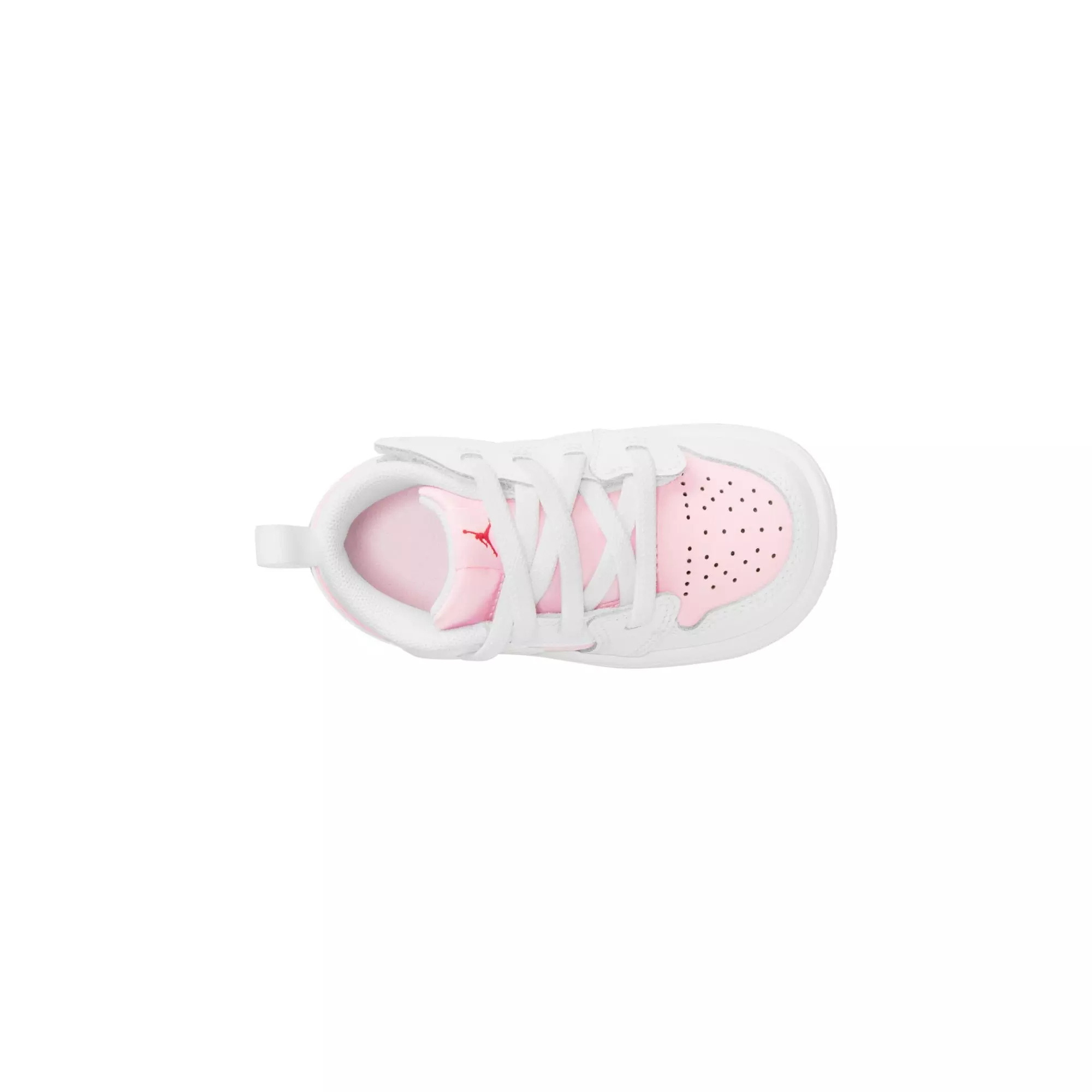 Jordan 1 Low Alt "Pink Foam/White/Fire Red" Toddler Girls' Shoe - WHITE/PINK