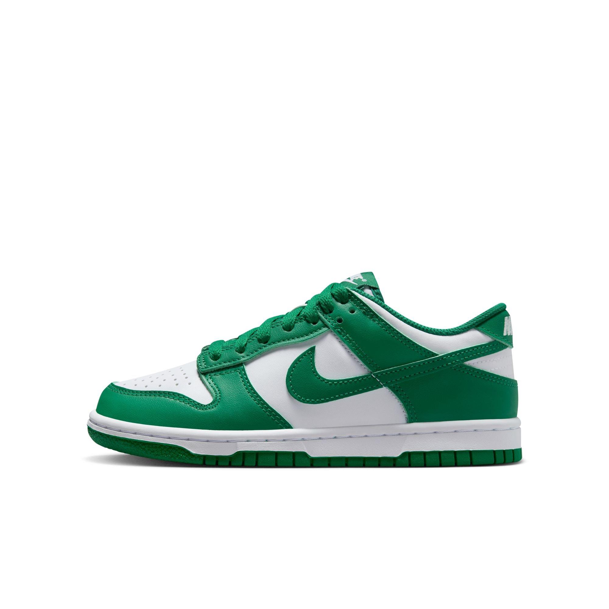 Nike Dunk Low Grade School Boys' "White/Malachite" Shoe