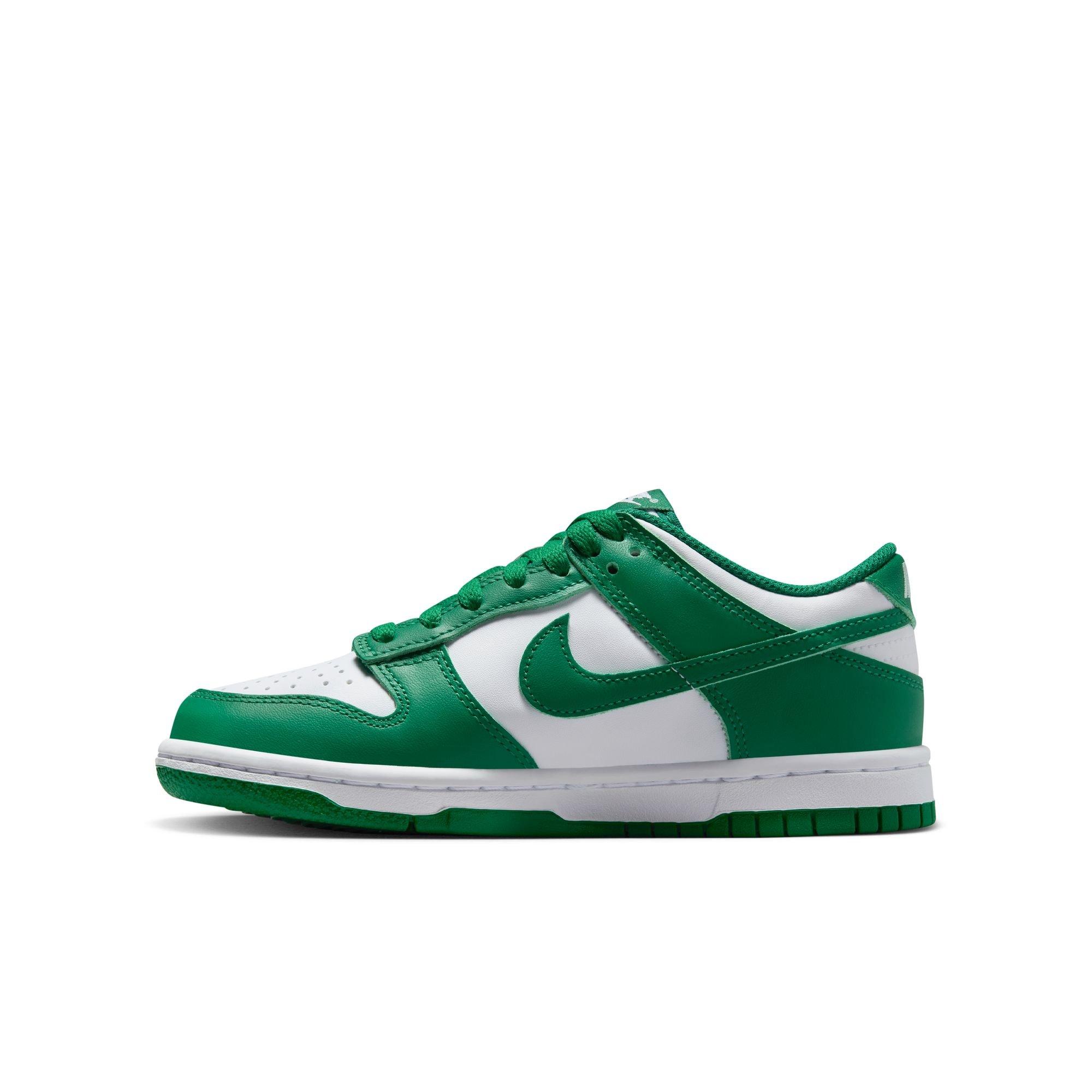 Nike Dunk Low Grade School Boys' "White/Malachite" Shoe