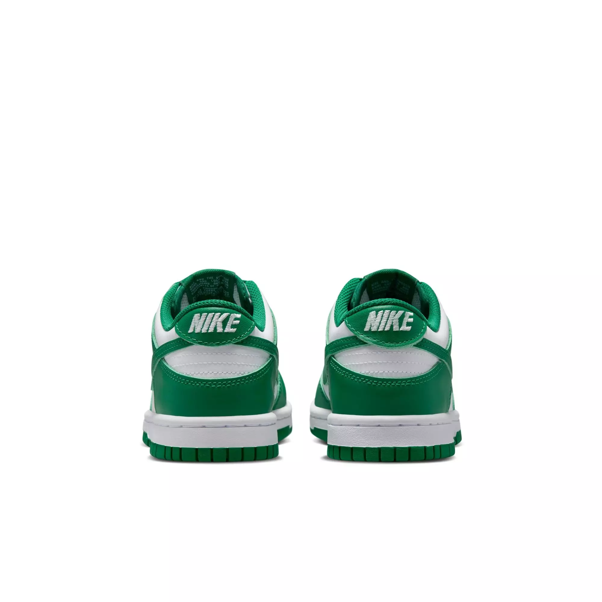 Nike Dunk Low "White/Malachite" Grade School Boys' Shoe - GREEN/WHITE