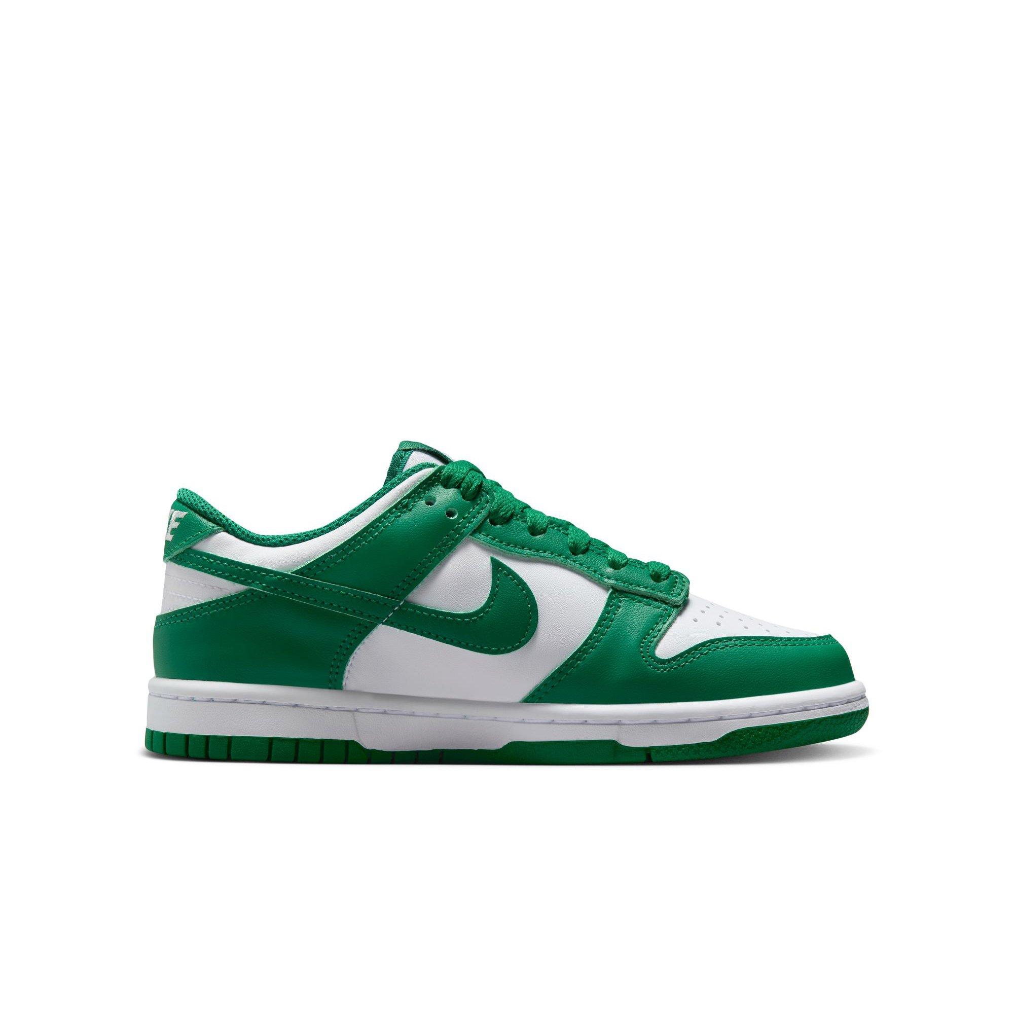 Nike Dunk Low Grade School Boys' "White/Malachite" Shoe