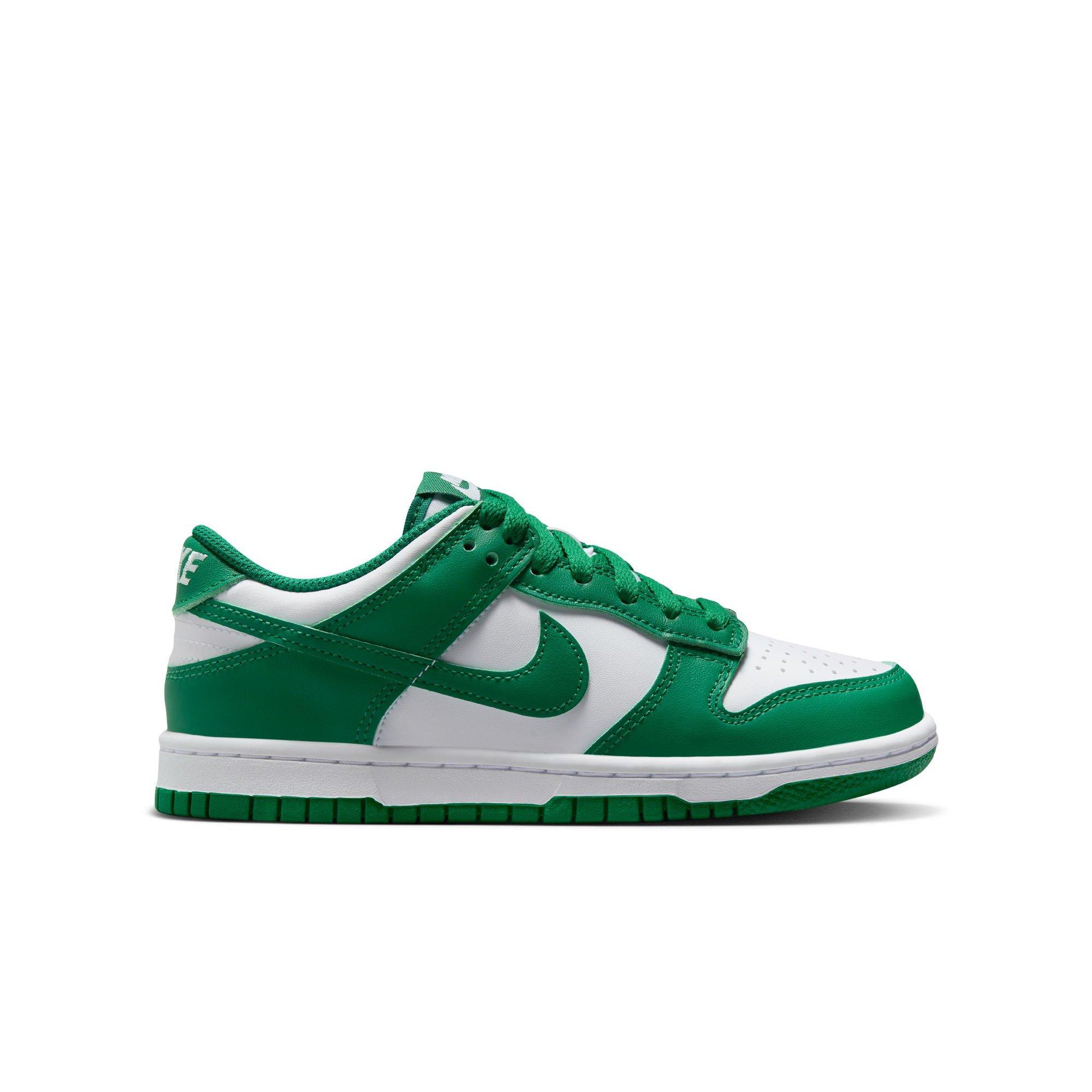 Nike Dunk Low "White/Malachite" Grade School Boys' Shoe