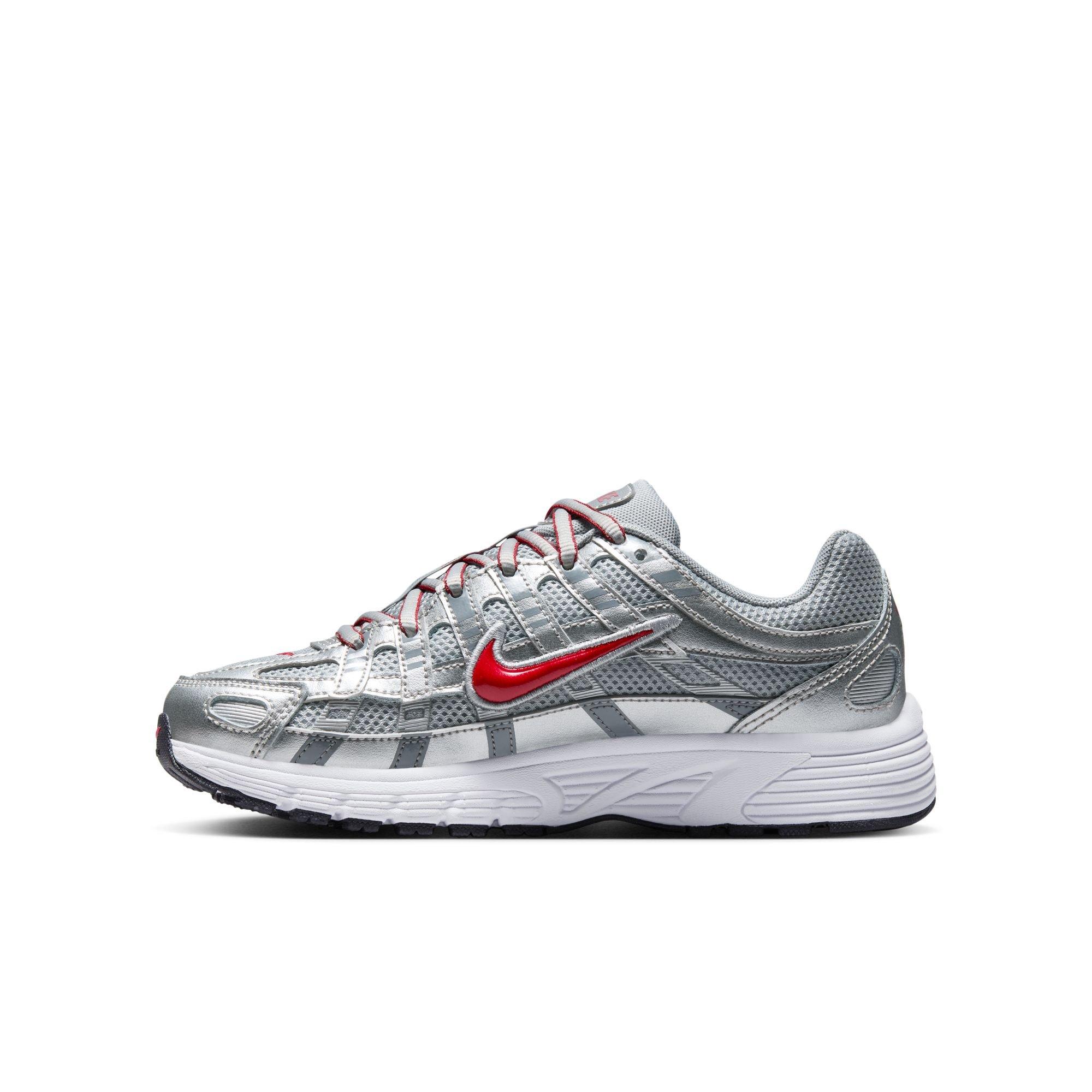 Nike P-6000 Preschool Boys' "Metallic Silver/Gym Red/Flt Silver" Shoe