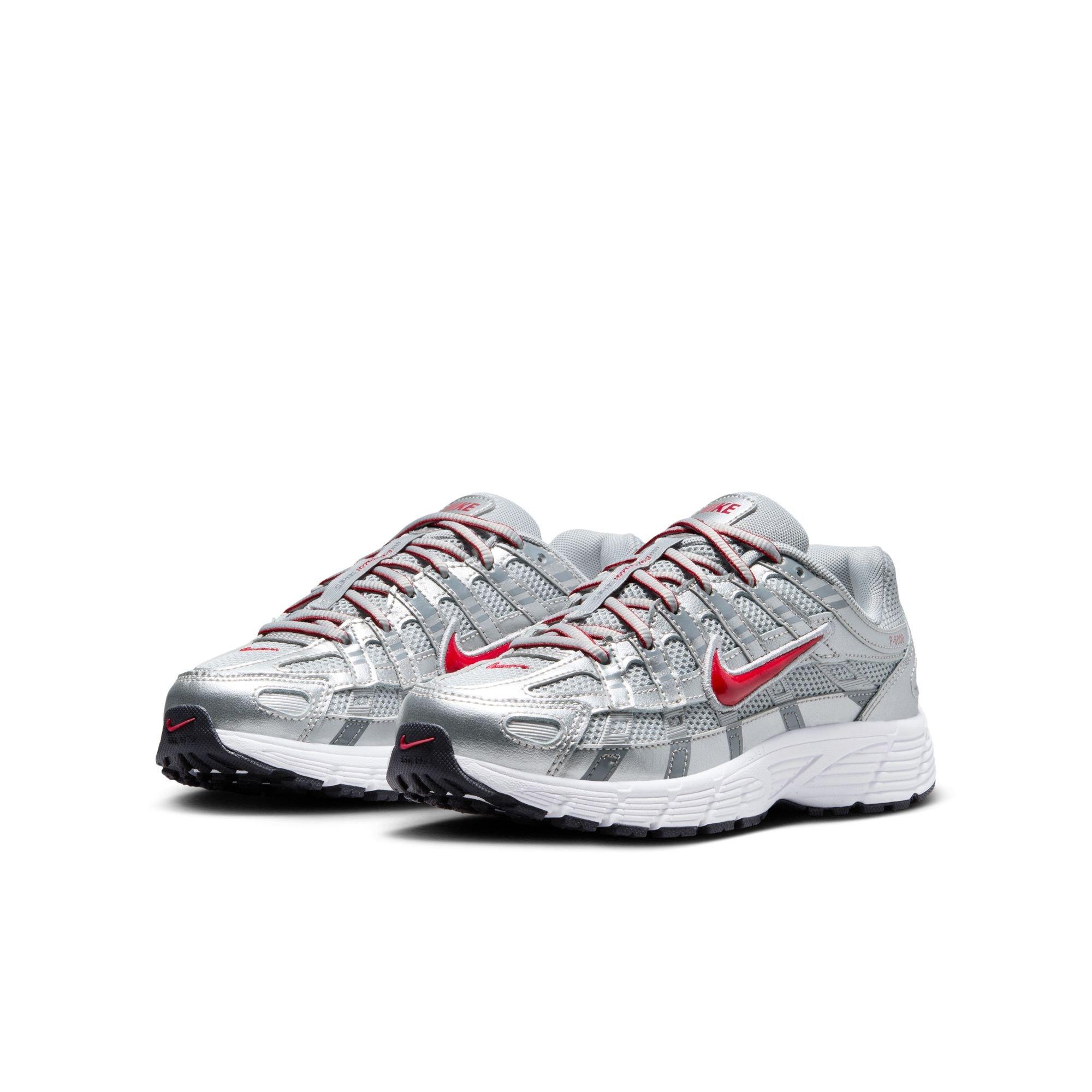 Nike P-6000 Preschool Boys' "Metallic Silver/Gym Red/Flt Silver" Shoe