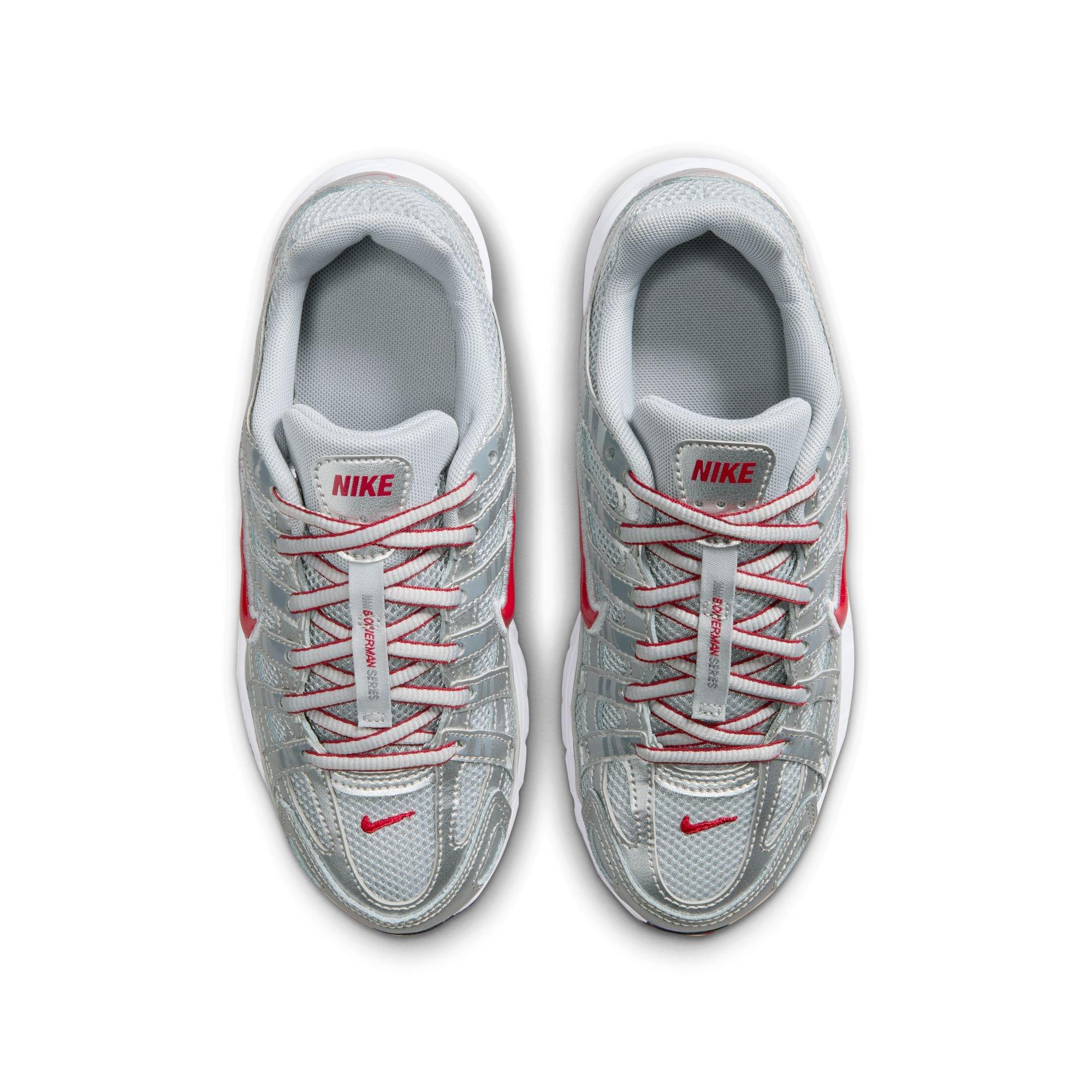 Nike P-6000 Preschool Boys' "Metallic Silver/Gym Red/Flt Silver" Shoe