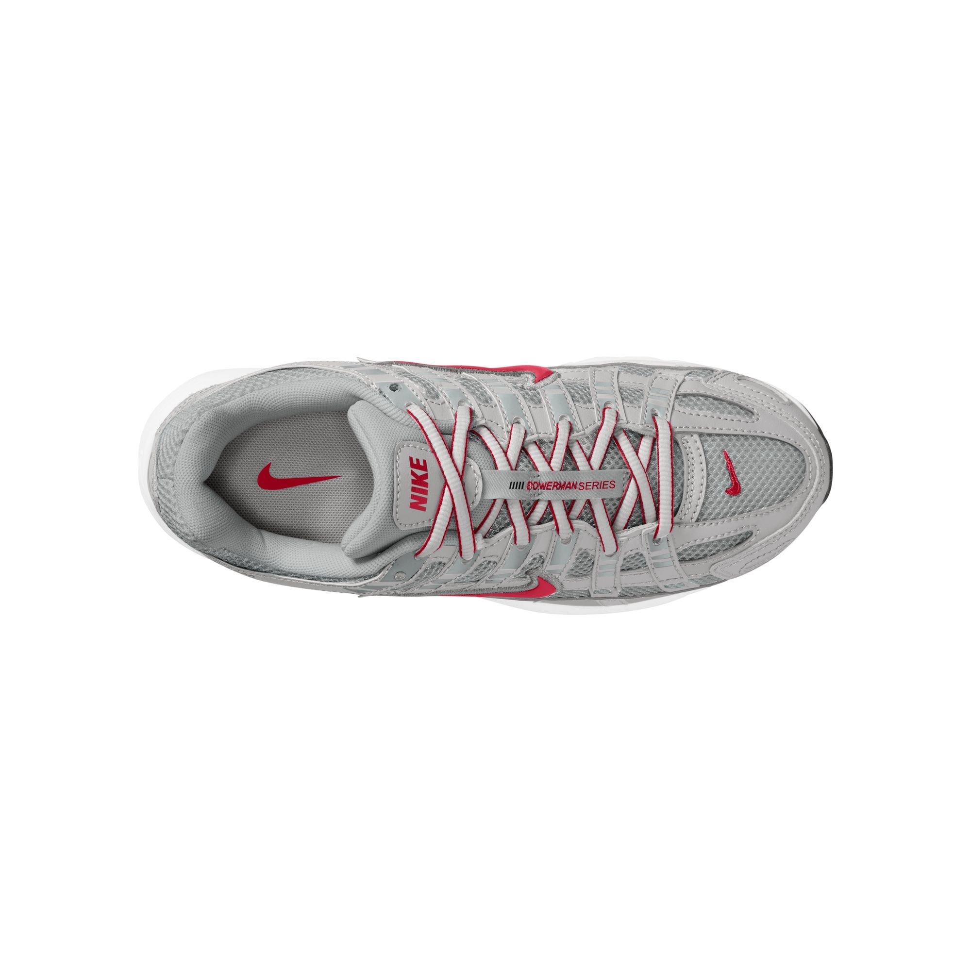 Nike P-6000 Preschool Boys' "Metallic Silver/Gym Red/Flt Silver" Shoe