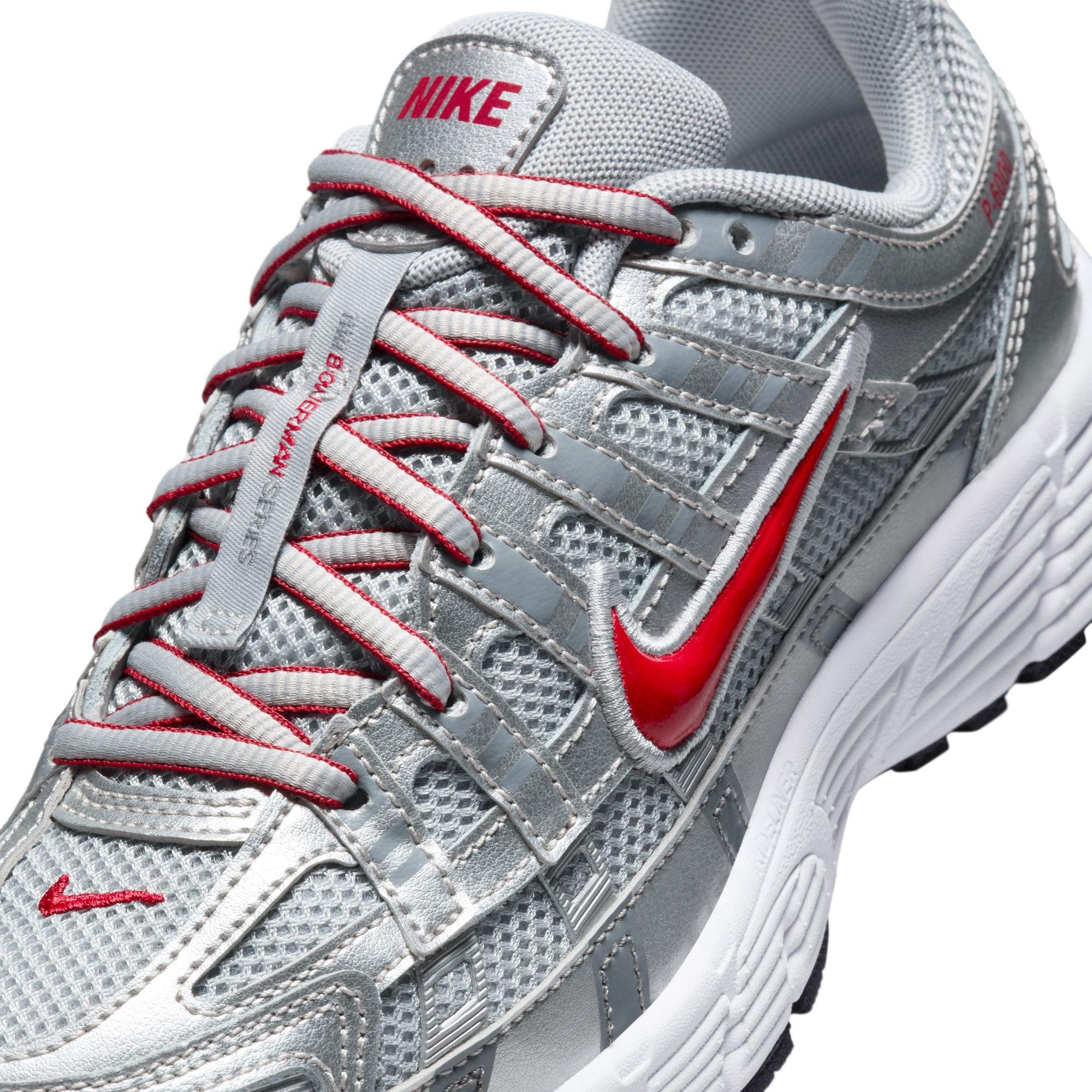 Nike P-6000 Preschool Boys' "Metallic Silver/Gym Red/Flt Silver" Shoe