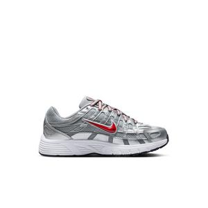 Nike P-6000 "Metallic Silver/Gym Red/Flt Silver" Preschool Boys' Shoe