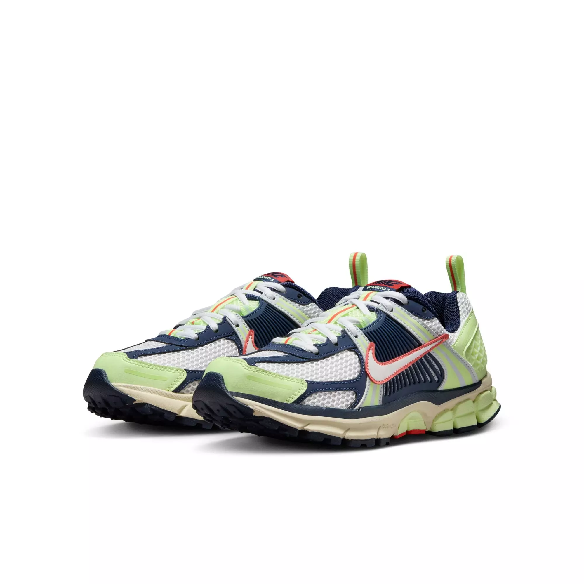 Nike Vomero 5 "Barely Volt/White/Midnight Navy" Grade School Boys' Shoe