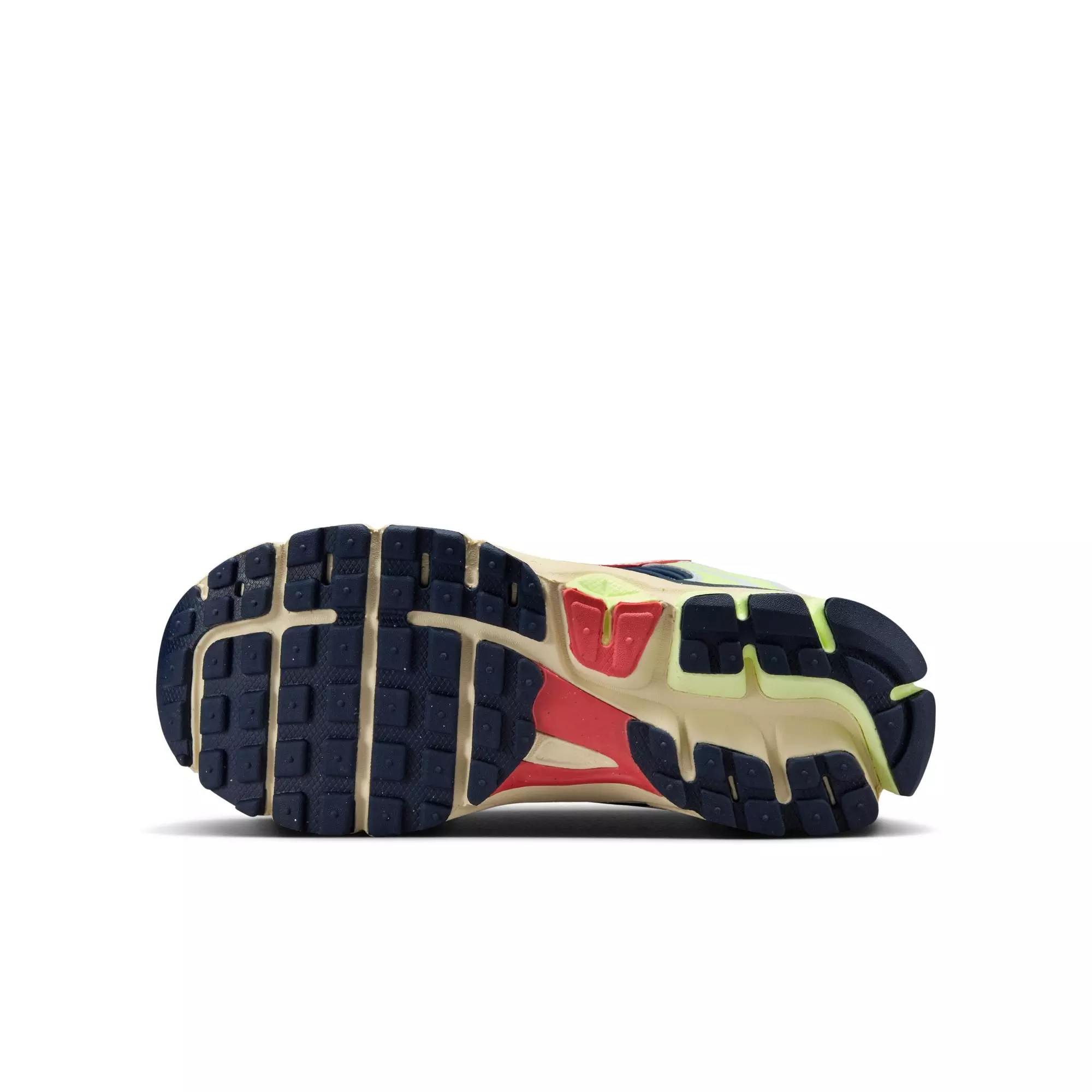 Nike Vomero 5 "Barely Volt/White/Midnight Navy" Grade School Boys' Shoe - WHITE/VOLT