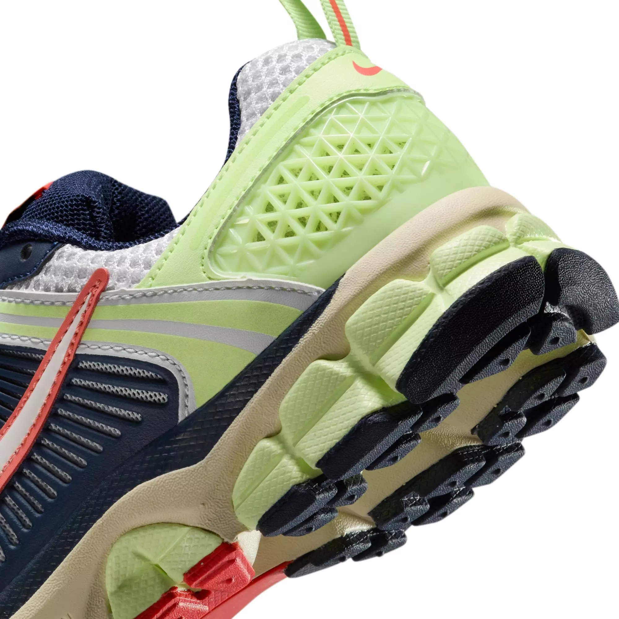 Nike Vomero 5 "Barely Volt/White/Midnight Navy" Grade School Boys' Shoe - WHITE/VOLT