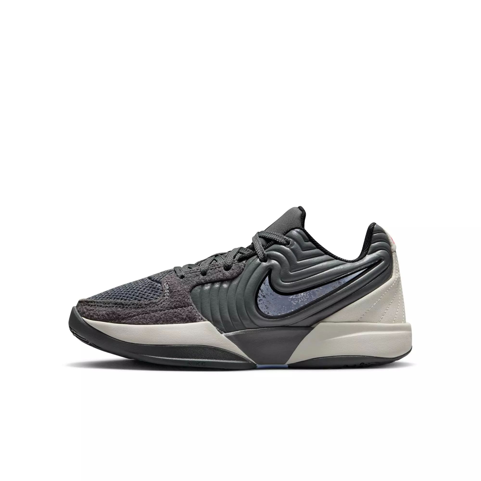 Nike Ja 2 "Exposure" Grade School Kids' Basketball Shoe - IRON GREY/COBALT BLISS/LIGHT BONE
