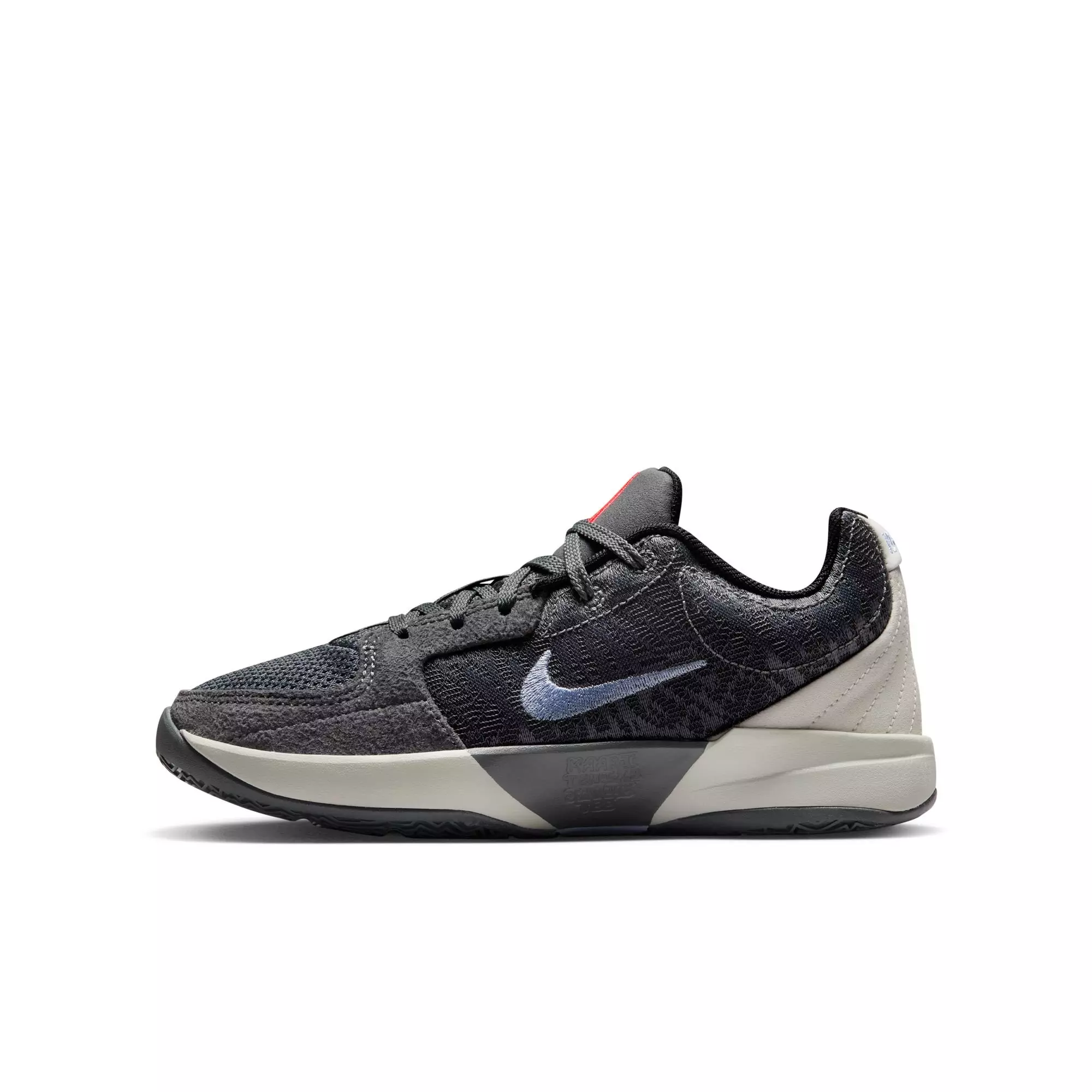 Nike Ja 2 "Exposure" Grade School Kids' Basketball Shoe - IRON GREY/COBALT BLISS/LIGHT BONE