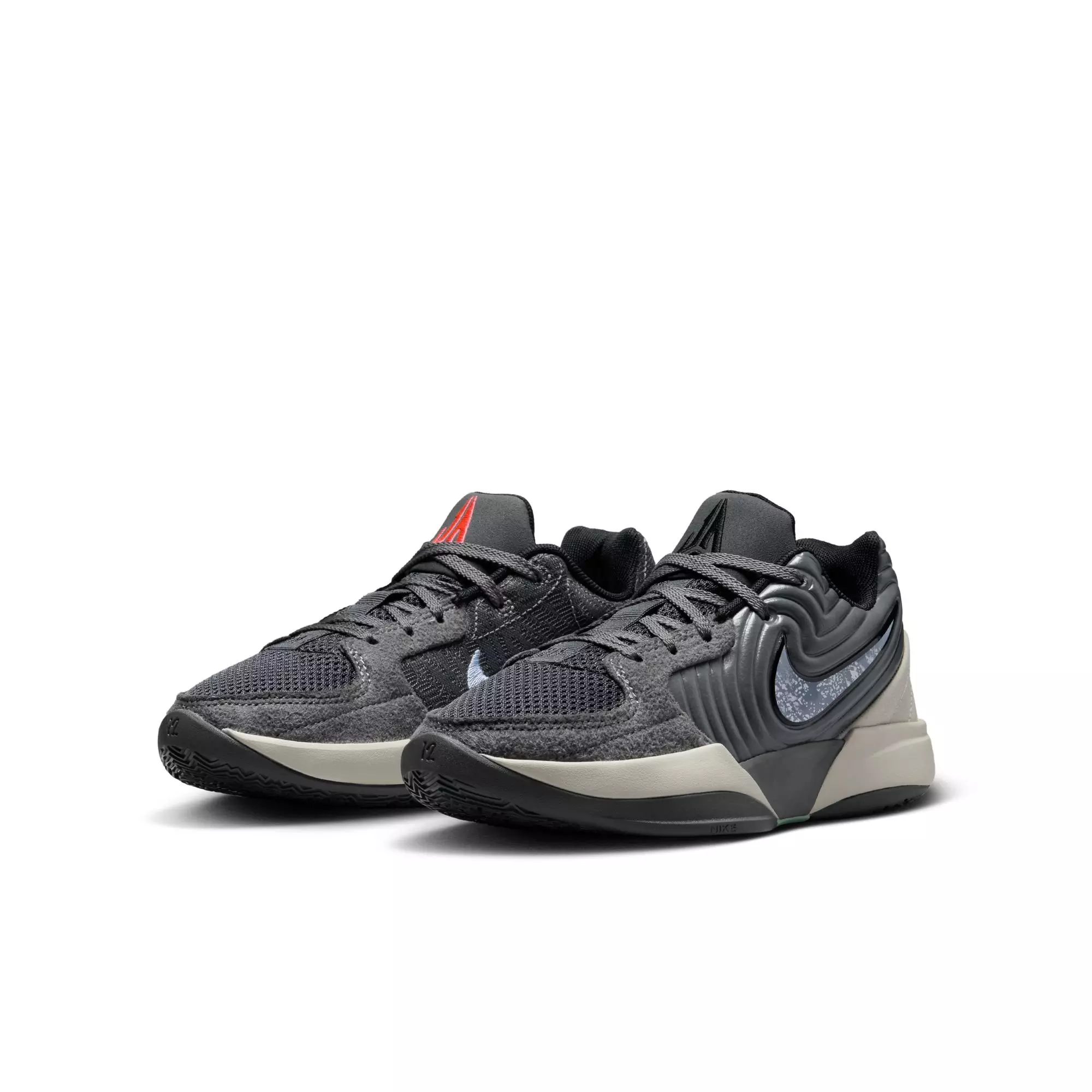 Nike Ja 2 "Exposure" Grade School Kids' Basketball Shoe - IRON GREY/COBALT BLISS/LIGHT BONE
