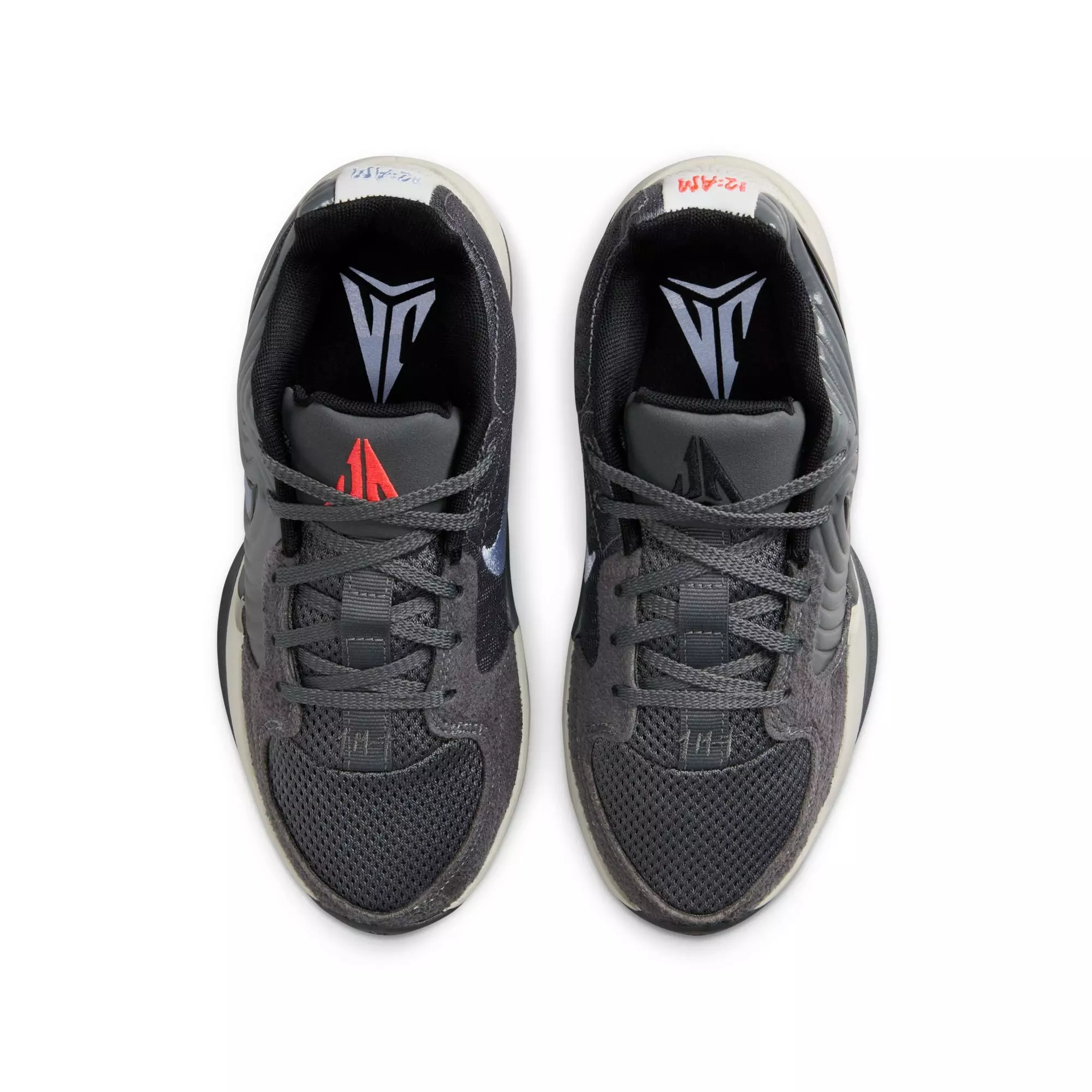 Nike Ja 2 "Exposure" Grade School Kids' Basketball Shoe - IRON GREY/COBALT BLISS/LIGHT BONE