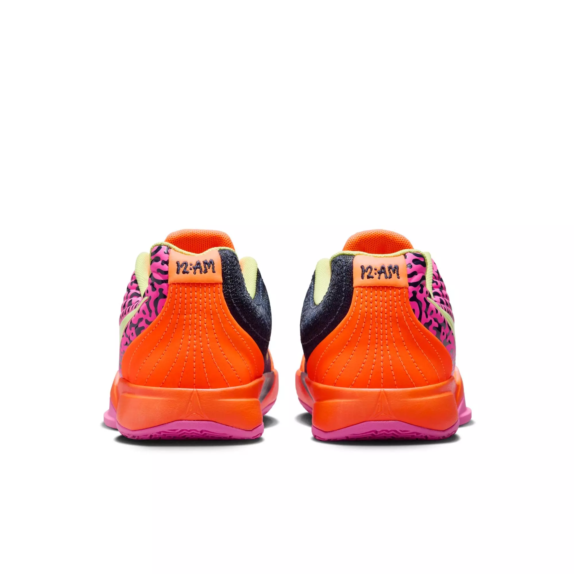 Nike Ja 2 "Poison Dart Frog" Grade School Kids' Basketball Shoe - OBSIDIAN/LT LEMON TWIST/TOTAL ORANGE