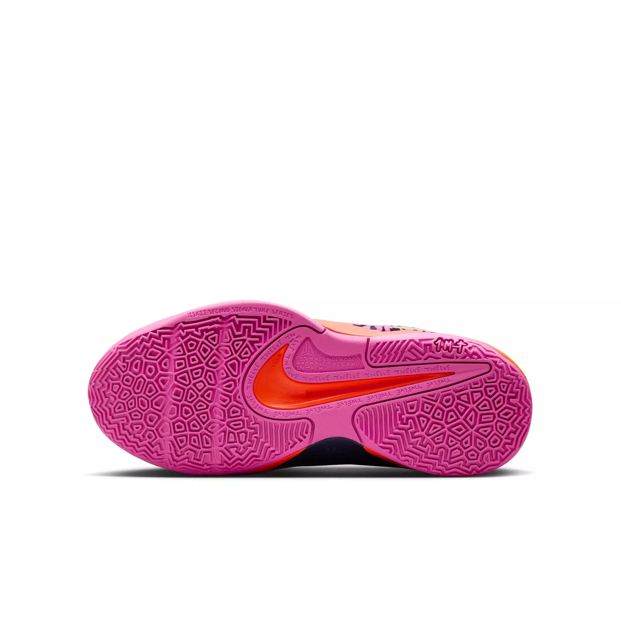 Nike Ja 2 "Poison Dart Frog" Grade School Kids' Basketball Shoe - OBSIDIAN/LT LEMON TWIST/TOTAL ORANGE