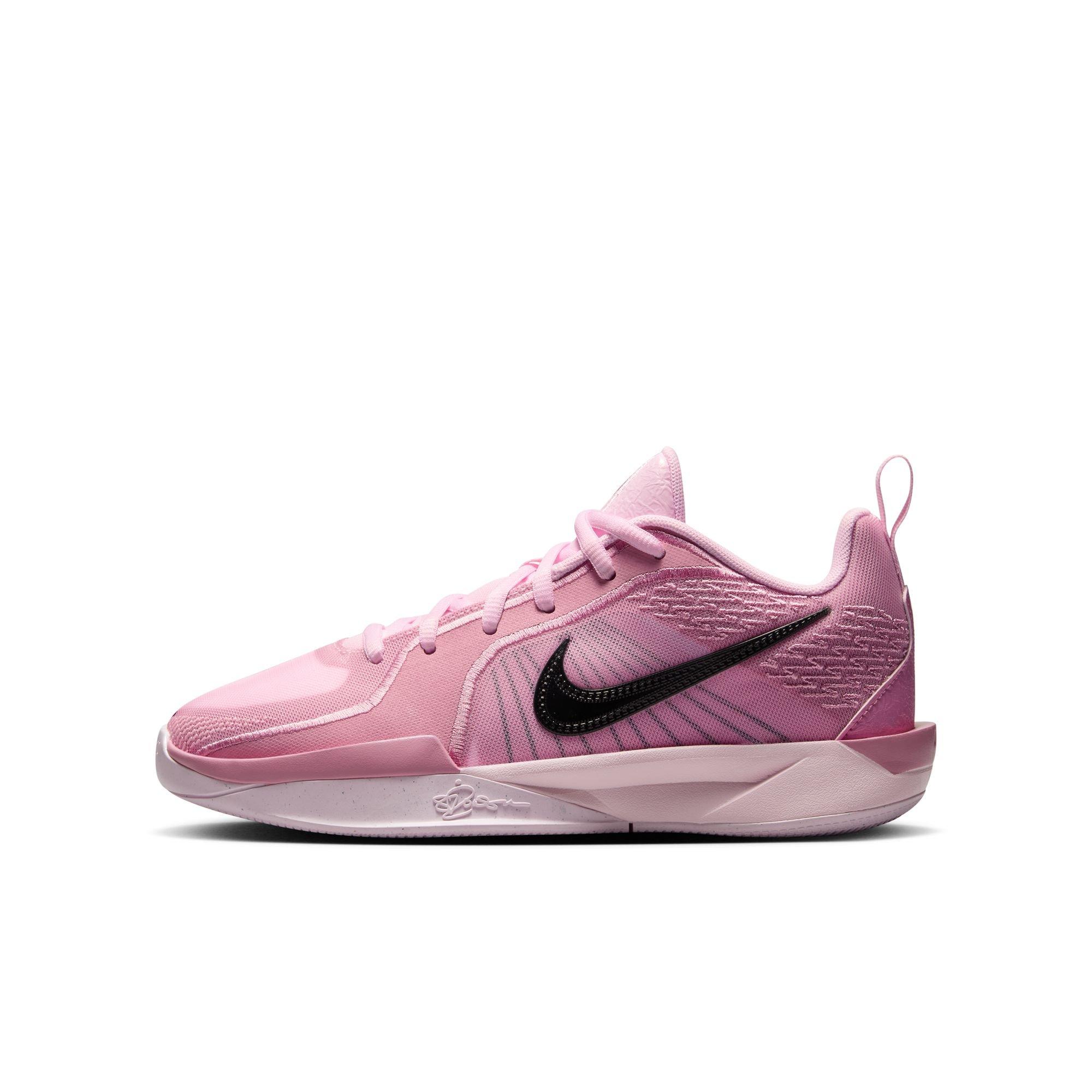 Nike Sabrina 2 "Triple Double" Grade School Kids' Basketball Shoe - PINK FOAM /BLACK/ELEMENTAL PINK Thumbnail View 6