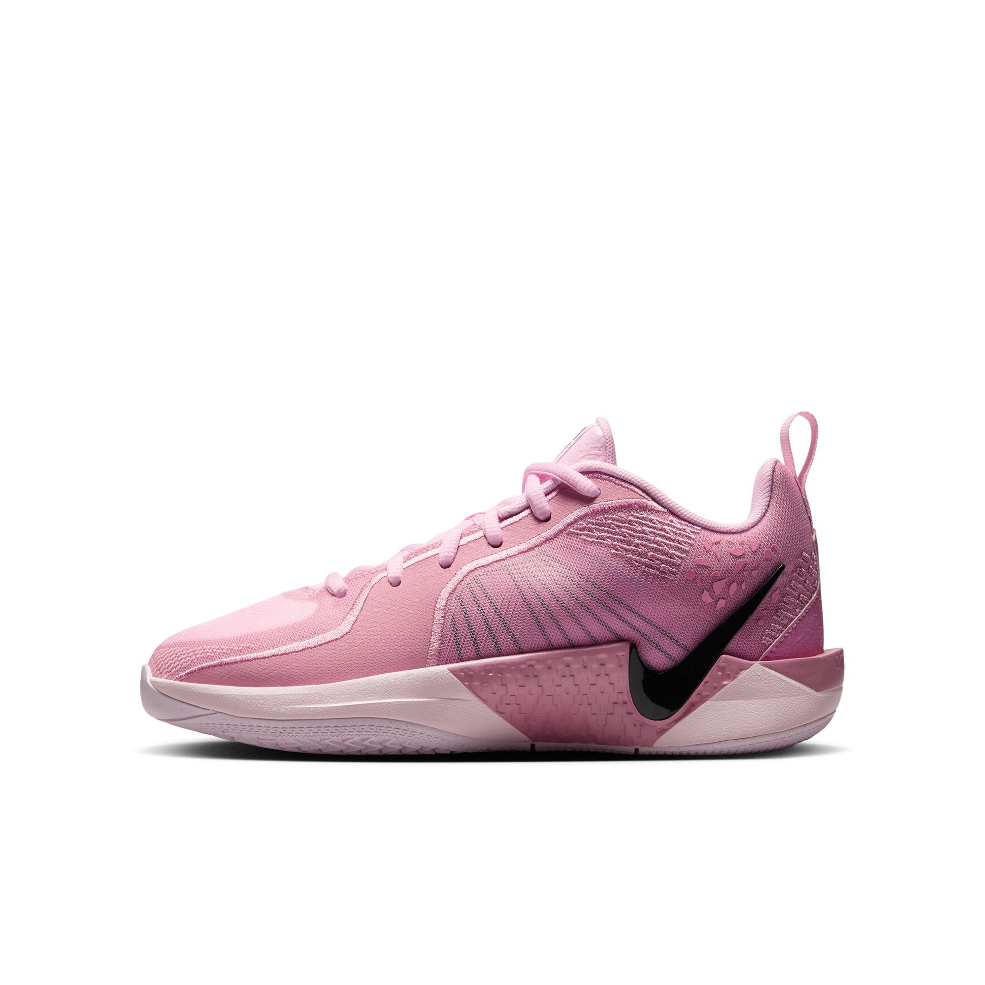 Nike Sabrina 2 "Triple Double" Grade School Kids' Basketball Shoe - PINK FOAM /BLACK/ELEMENTAL PINK Thumbnail View 7