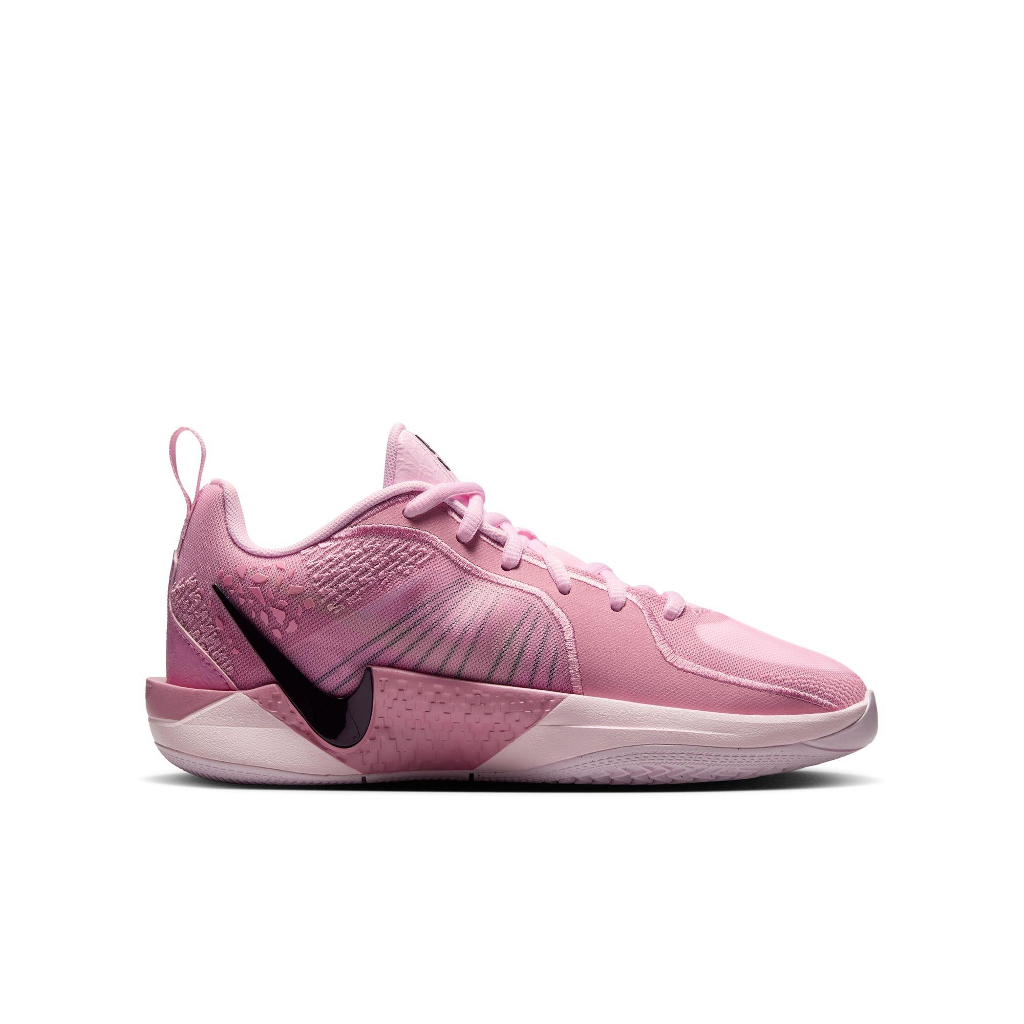 Nike Sabrina 2 "Triple Double" Grade School Kids' Basketball Shoe - PINK FOAM /BLACK/ELEMENTAL PINK Thumbnail View 2