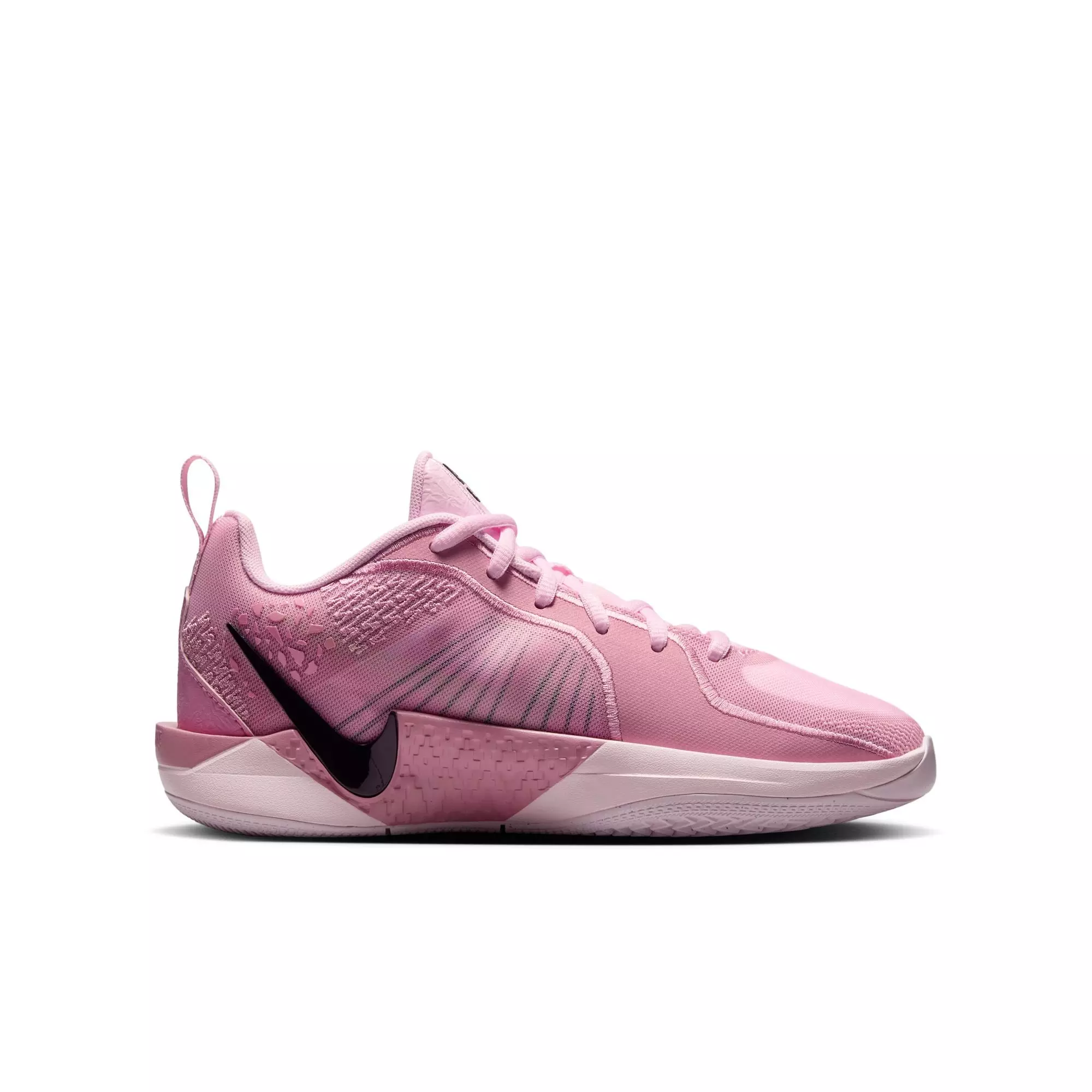 Nike Sabrina 2 "Triple Double" Grade School Kids' Basketball Shoe - PINK FOAM /BLACK/ELEMENTAL PINK
