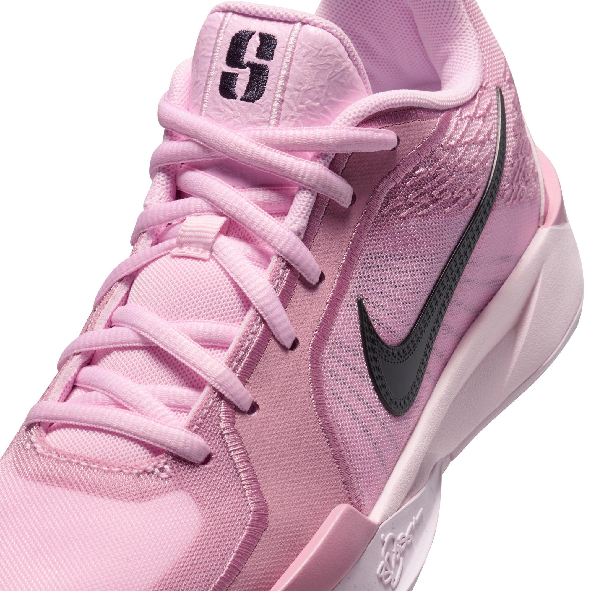 Nike Sabrina 2 "Triple Double" Grade School Kids' Basketball Shoe - PINK FOAM /BLACK/ELEMENTAL PINK Thumbnail View 4